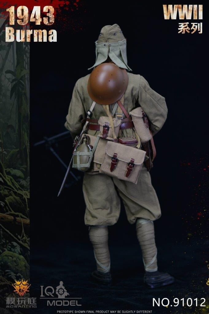1:6 scale IQO Model WWII Japanese 1943 Burma 12" Figure 91012