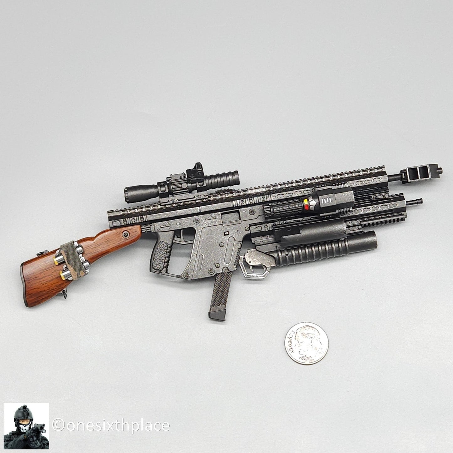 1:6 scale Hot Toys Deadpool 2 Cable Heavy Machine Gun for 12" Figures MMS583
