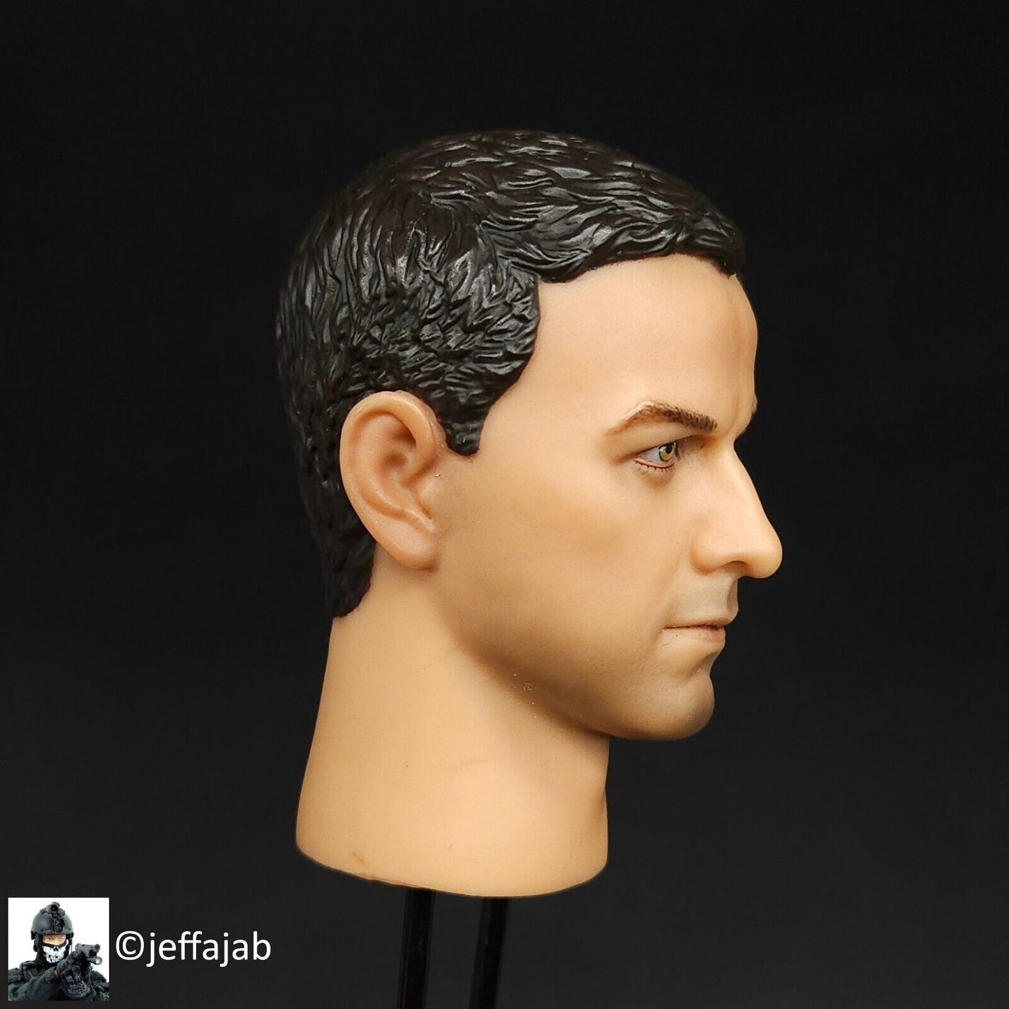 1:6 Hot Toys US Secret Service ERT Male Head Sculpt for 12" Figures