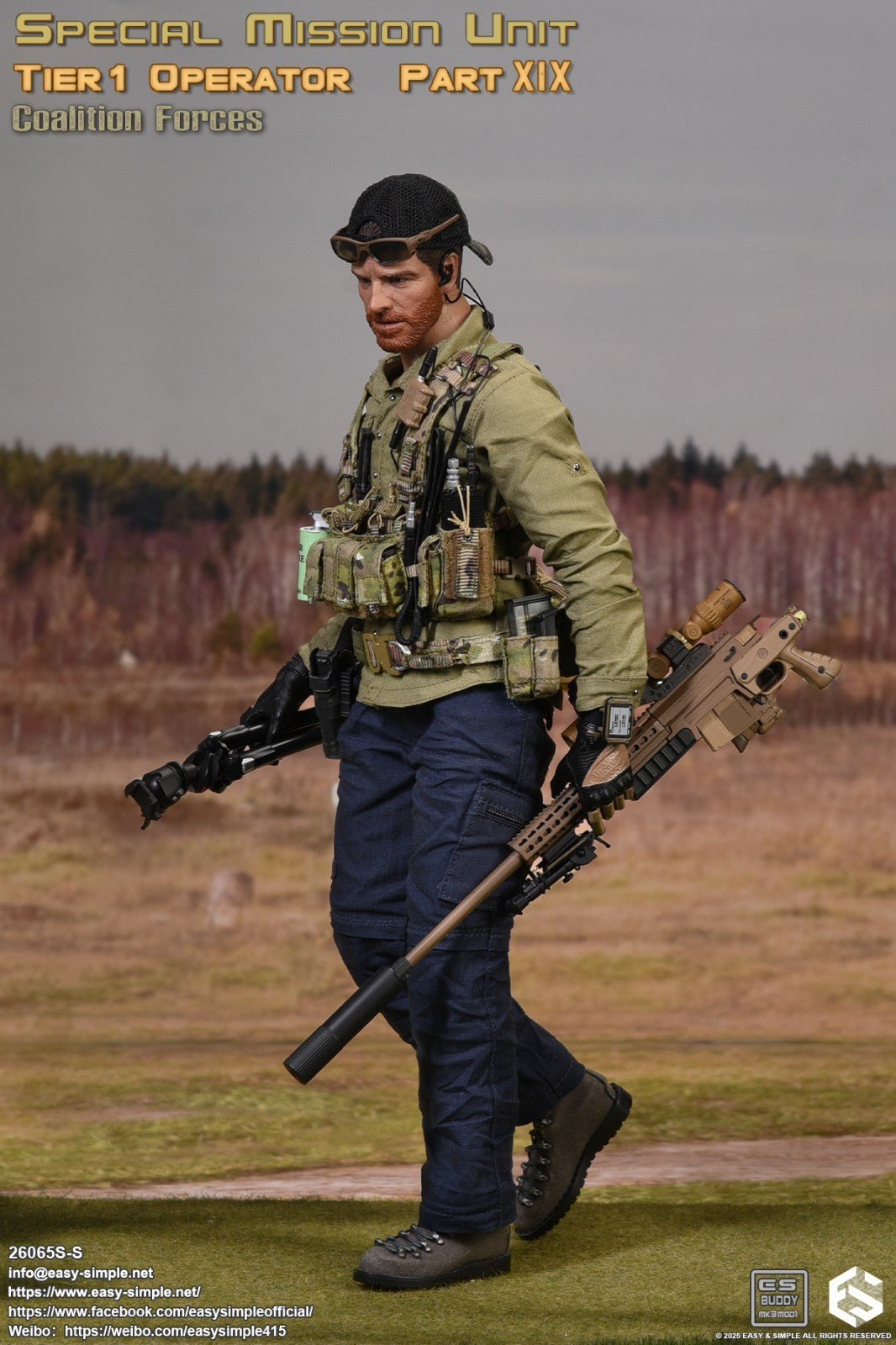 1:6 scale Easy & Simple Coalition Forces SAS Sniper SPOTR Spotting Scope System