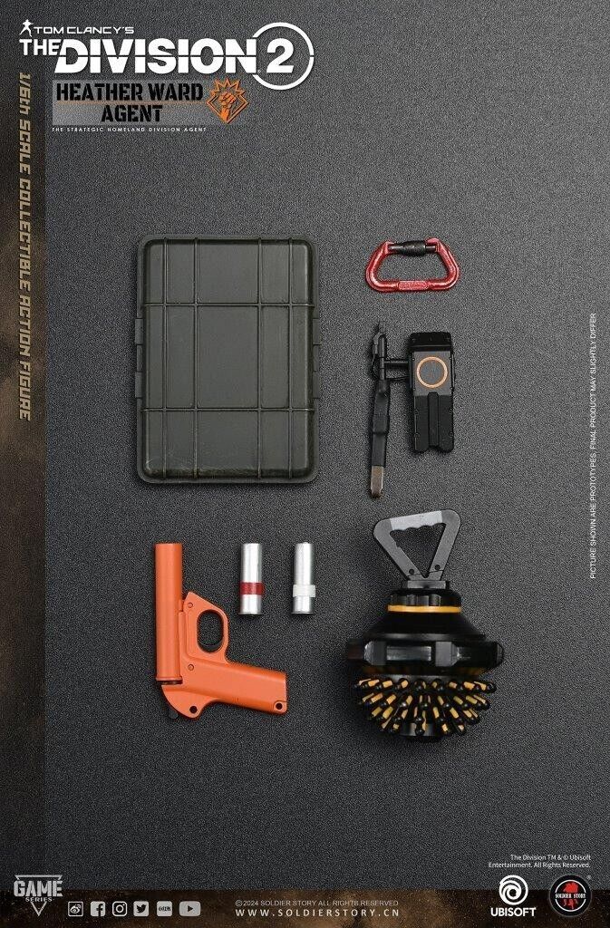 1:6 scale Soldier Story The Division 2 Agent Heather Ward ISAC Watch Brick Pouch