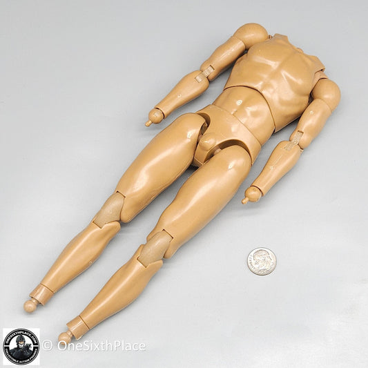 1:6 scale Coo Models Male Body w/ Wrist Pegs for 12" Figures