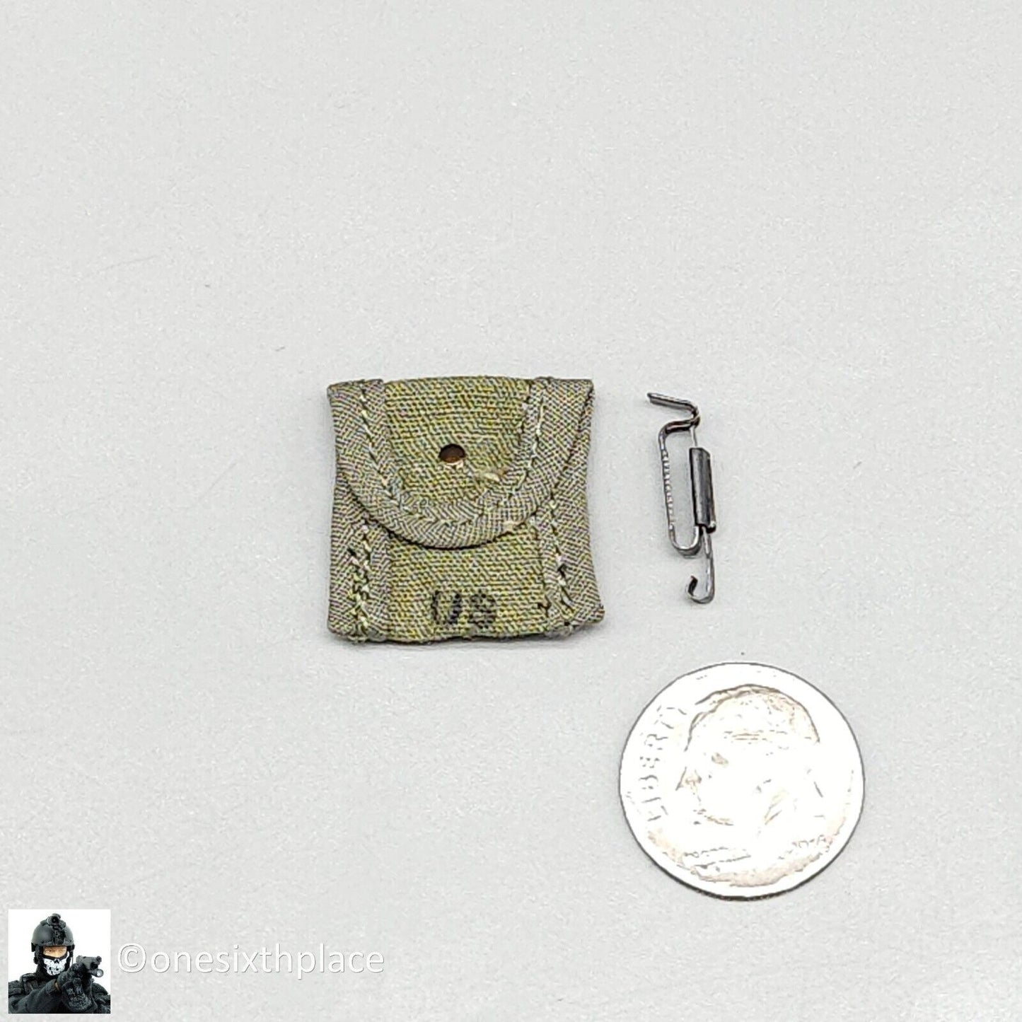 1:6 QO Toys Vietnam US Army Corpsman Compass Pouch w/ Clip for 12" Figures