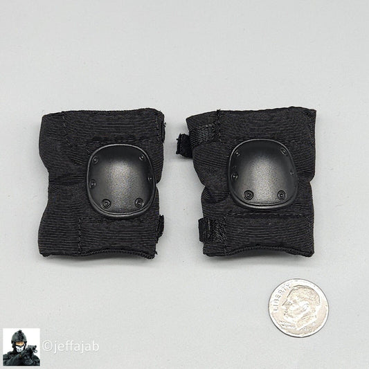 1:6 scale ACE Navy SEAL CQB Black Knee Pags for 12" Figures