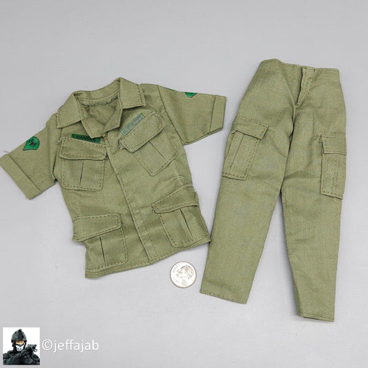 1:6 SOTW Vietnam 1st Infantry Division Uniform w/ Patches for 12" Figures