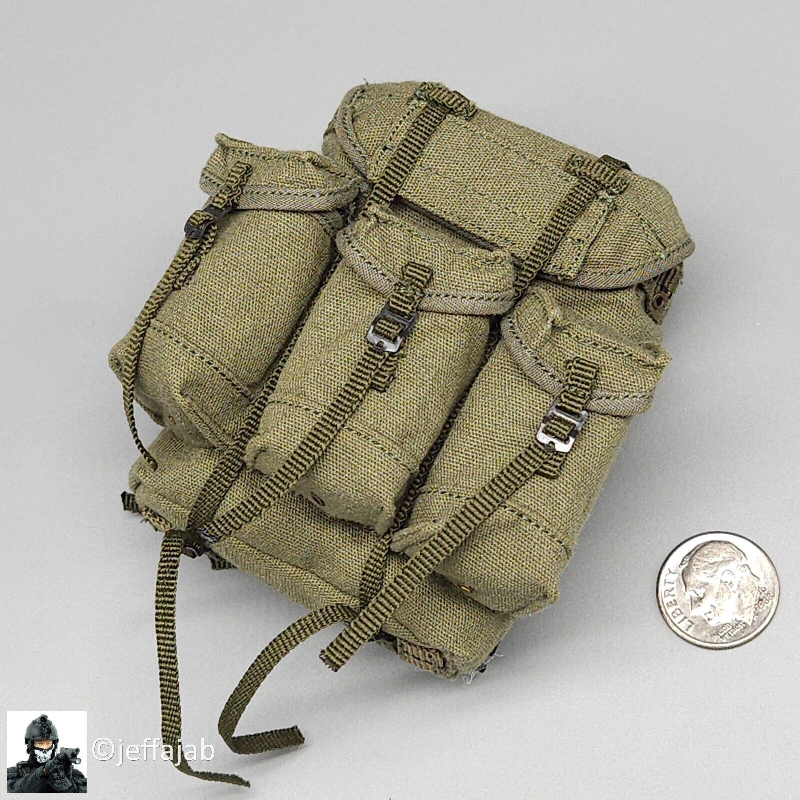 1:6 scale QO Toys Vietnam 101st Airborne Hamburger Hill Rucksack Backpack
