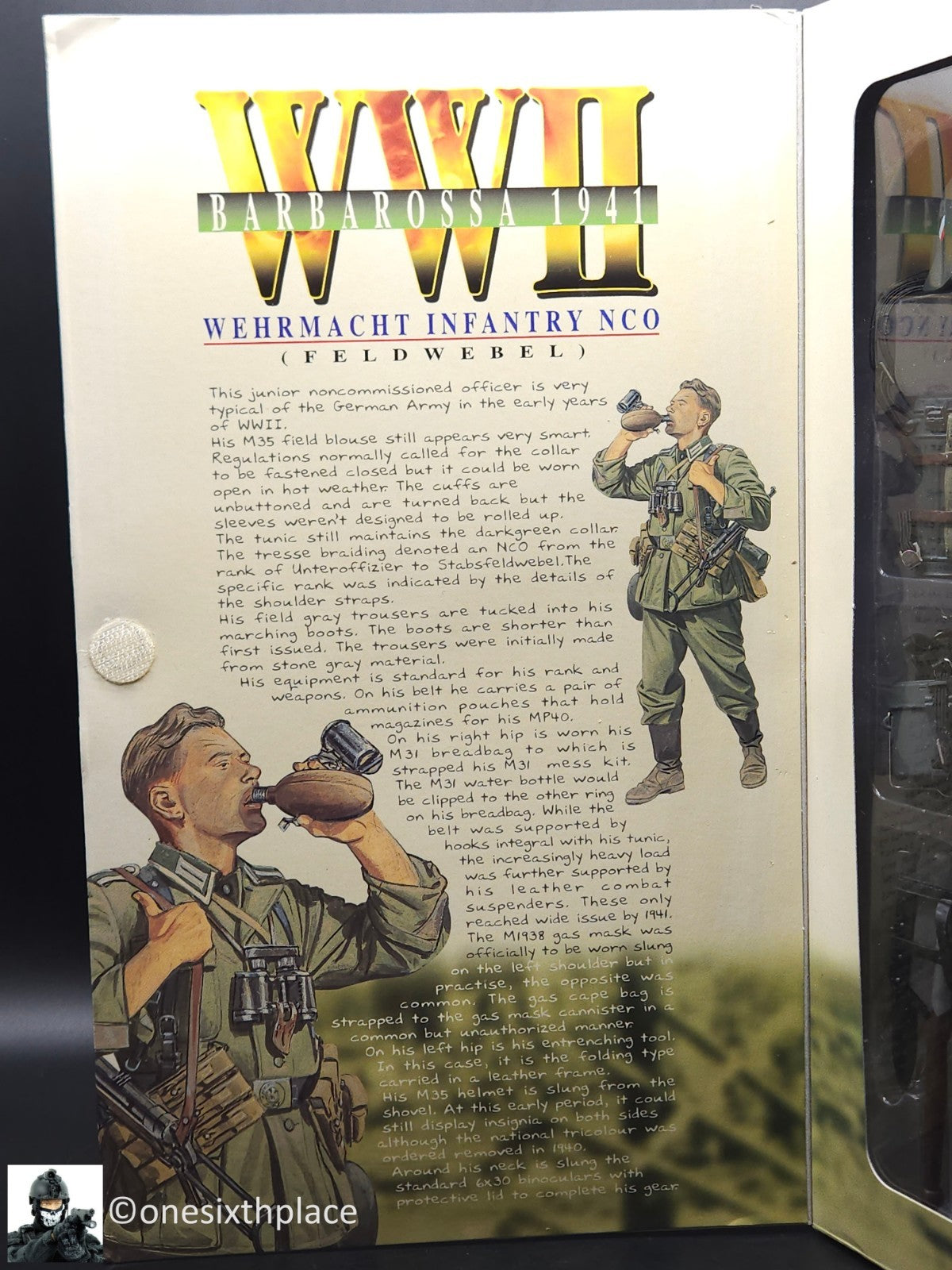 1:6 scale Dragon WWII German Wehrmacht Infantry NCO Hans 12" Figure