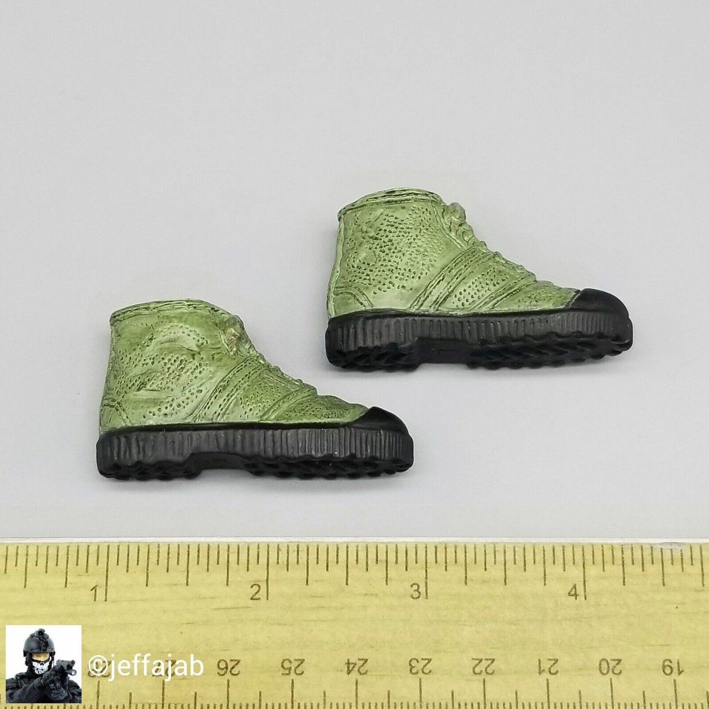 1;6 Ultimate Soldier Vietnam NVA Regular Green Boots for 12" GI Joe Dragon