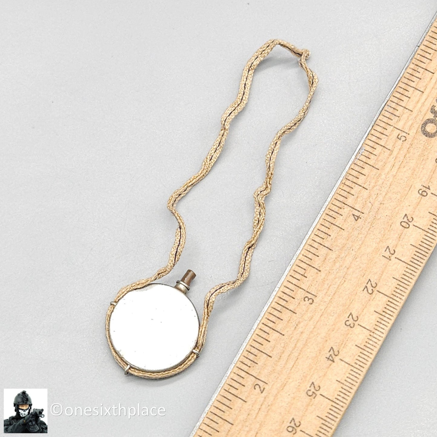 1:6 scale Sideshow Civil War 29th Alabama Infantry Drum Canteen for 12" Figures