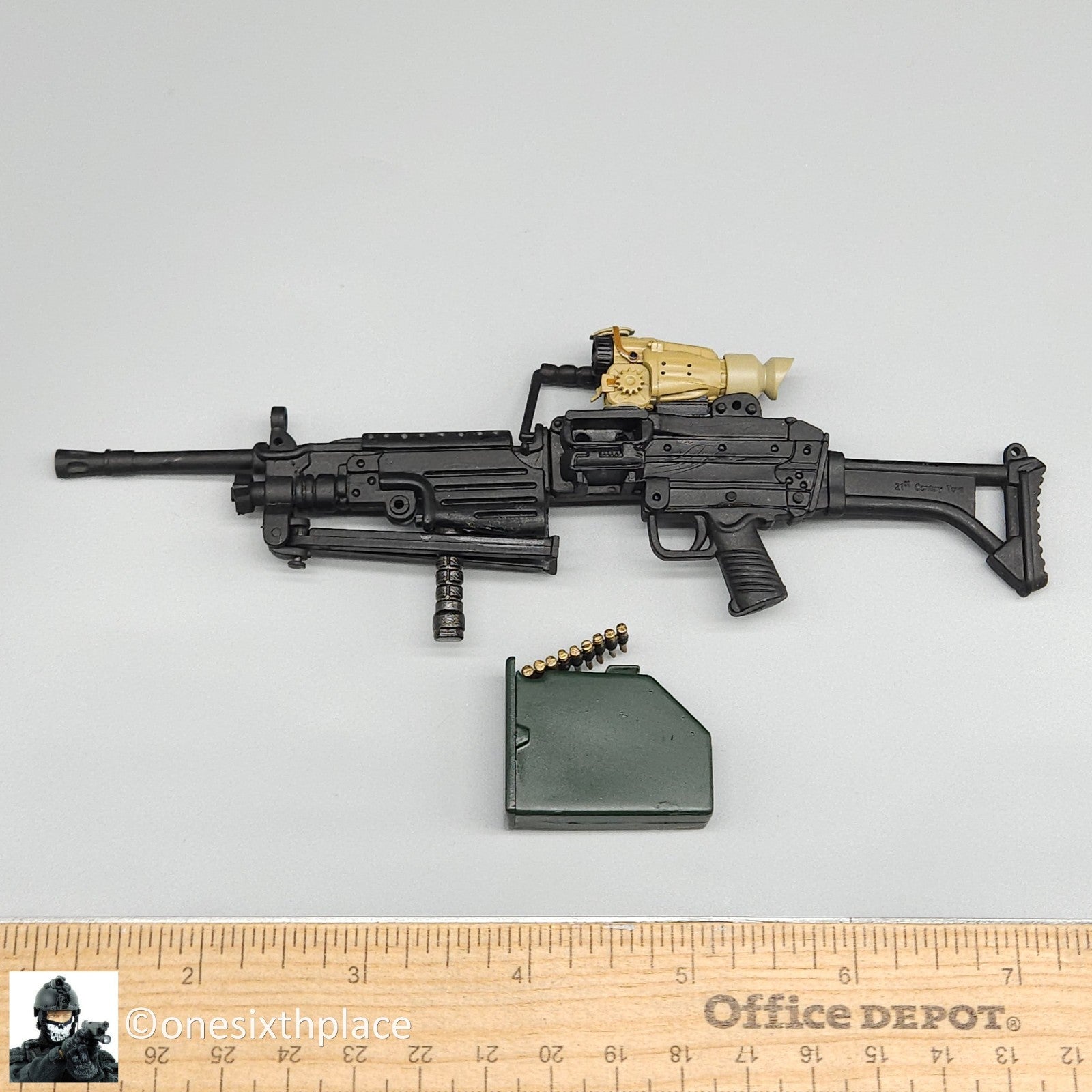 1:6 Ultimate Soldier Custom M249 SAW FN Minimi Machine Gun #2 for 12" Figures