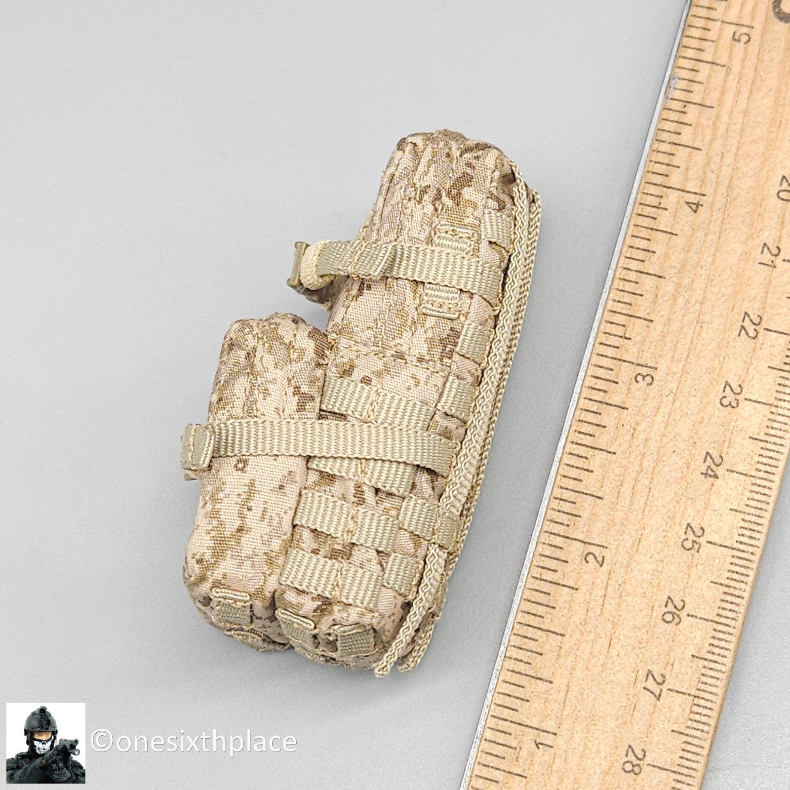 1:6 scale Easy & Simple AOR1 Camo MLCS MOLLE Backpack for 12" Figures