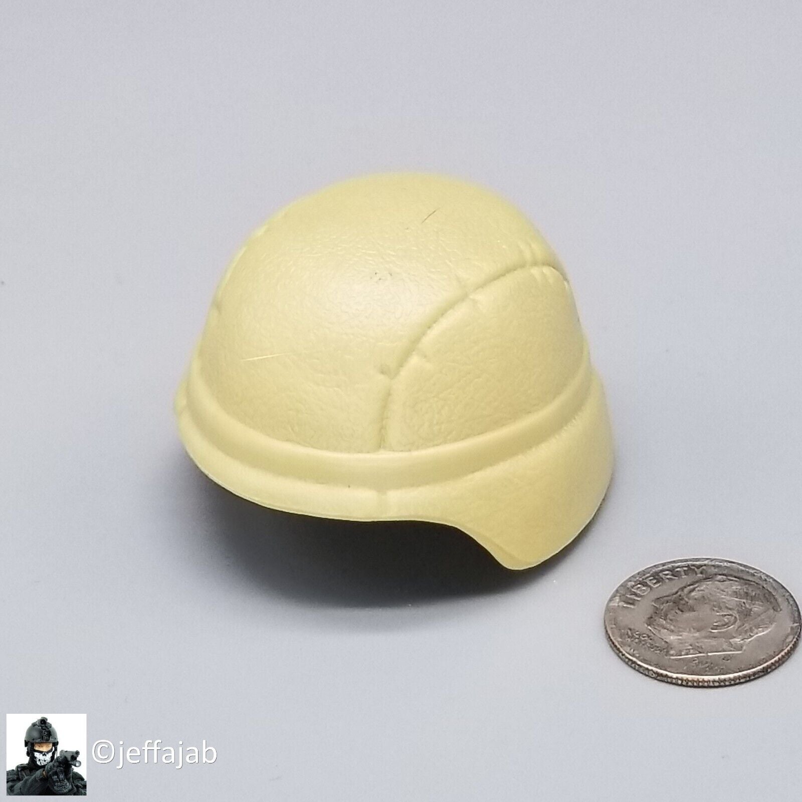1:6 Hasbro GI Joe Desert Tan PASGT Helmet (Plastic) for 12" Figures