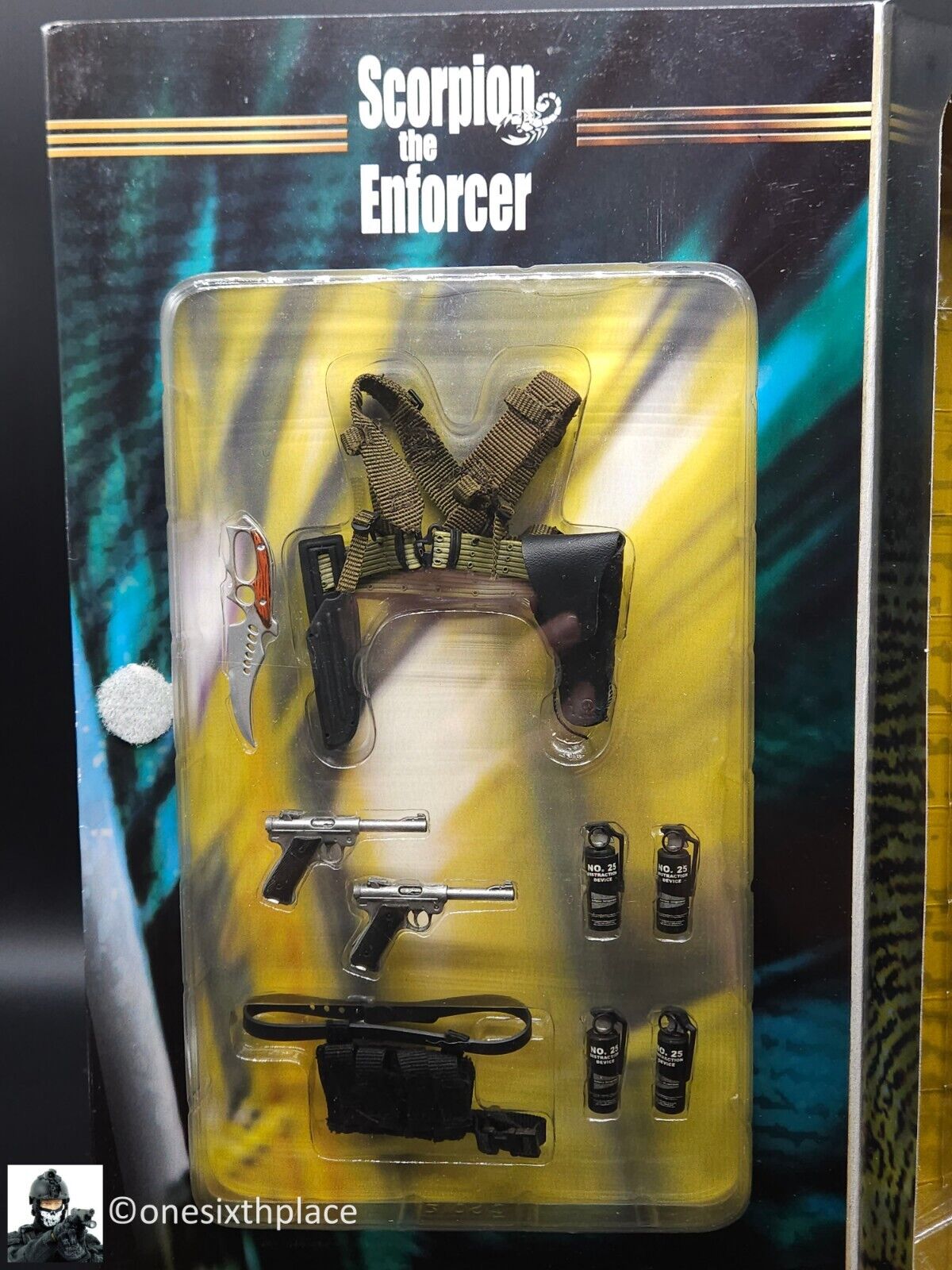 1:6 BBI Elite Force Terminate "Scorpion the Enforcer" 12" Action Figure Villain