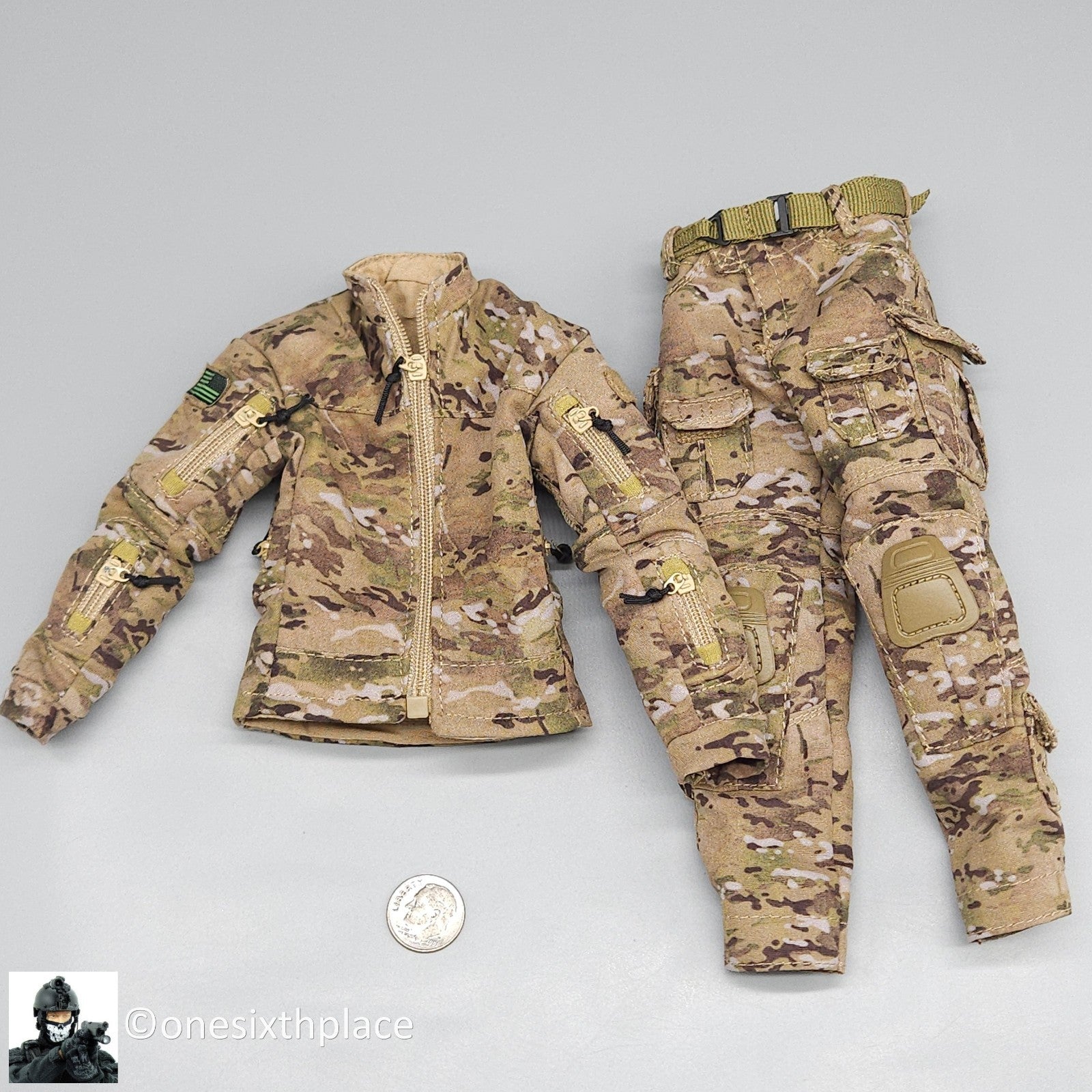 1:6 Mini Times US Army Special Forces HALO Multicam Uniform for 12" Figures M028