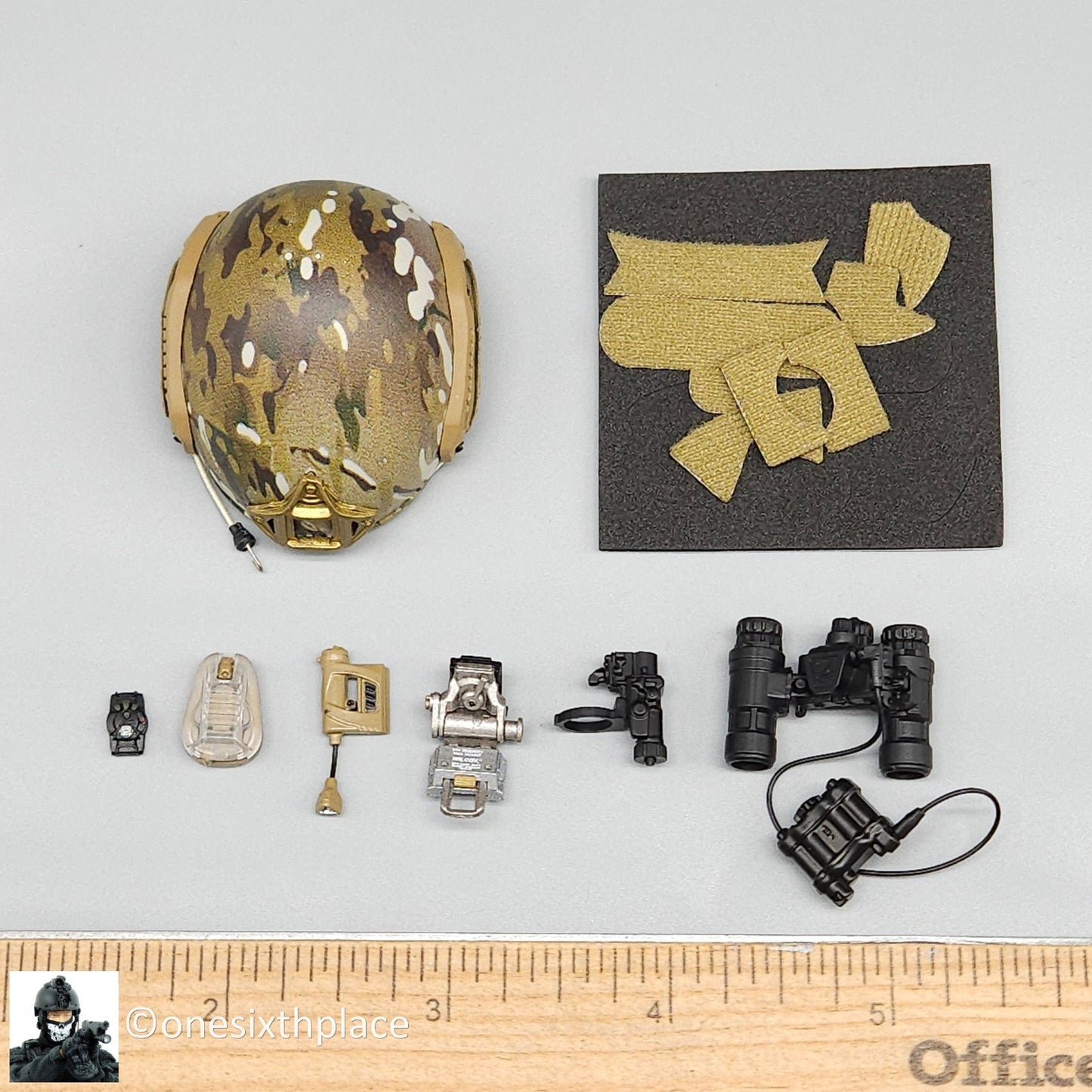 1:6 scale Easy & Simple Coalition Forces SAS Special Helmet w/ NVG 12" Figures