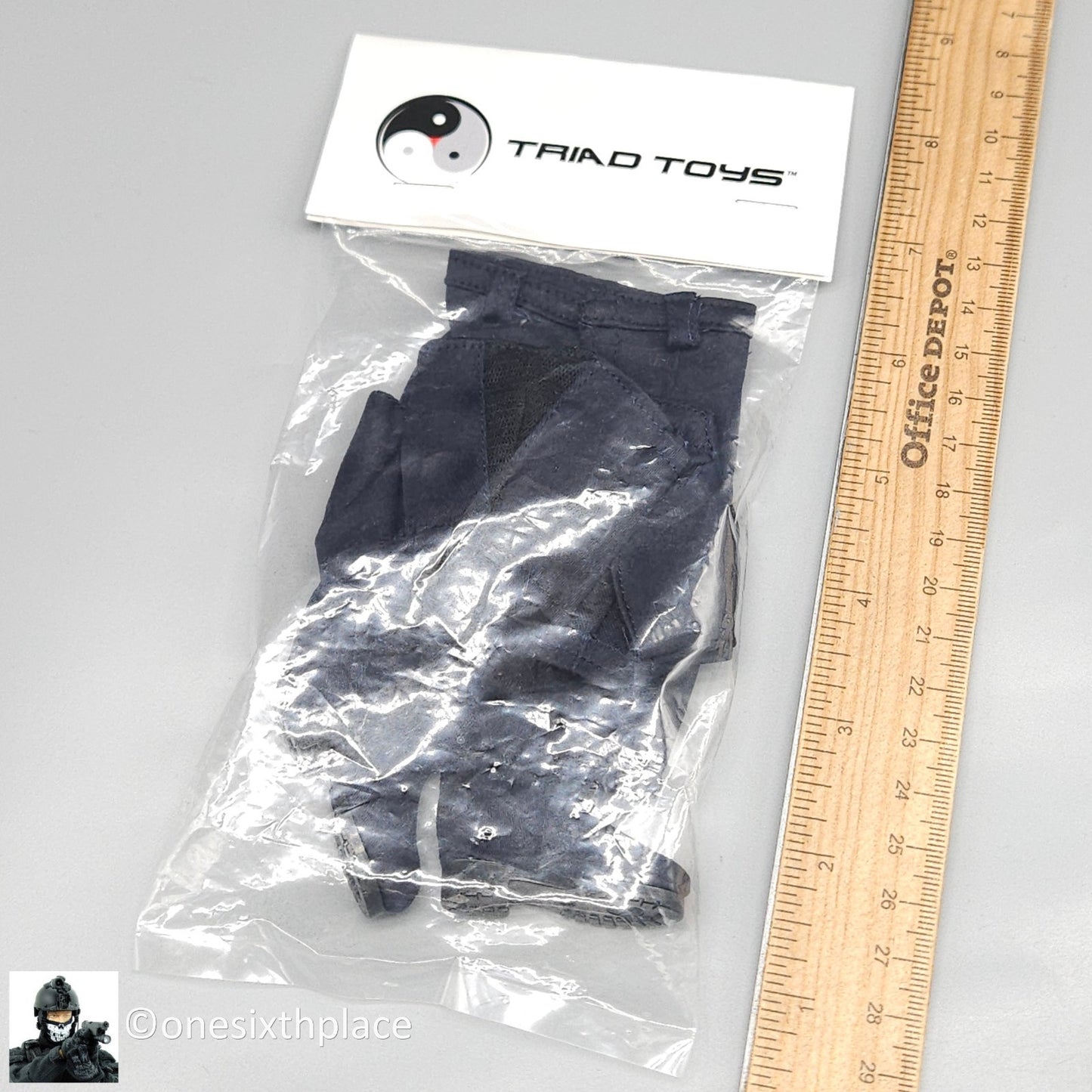 1:6 Triad Toys Female Under Covert Navy Blue Outfit Boots Set for 12" Figures