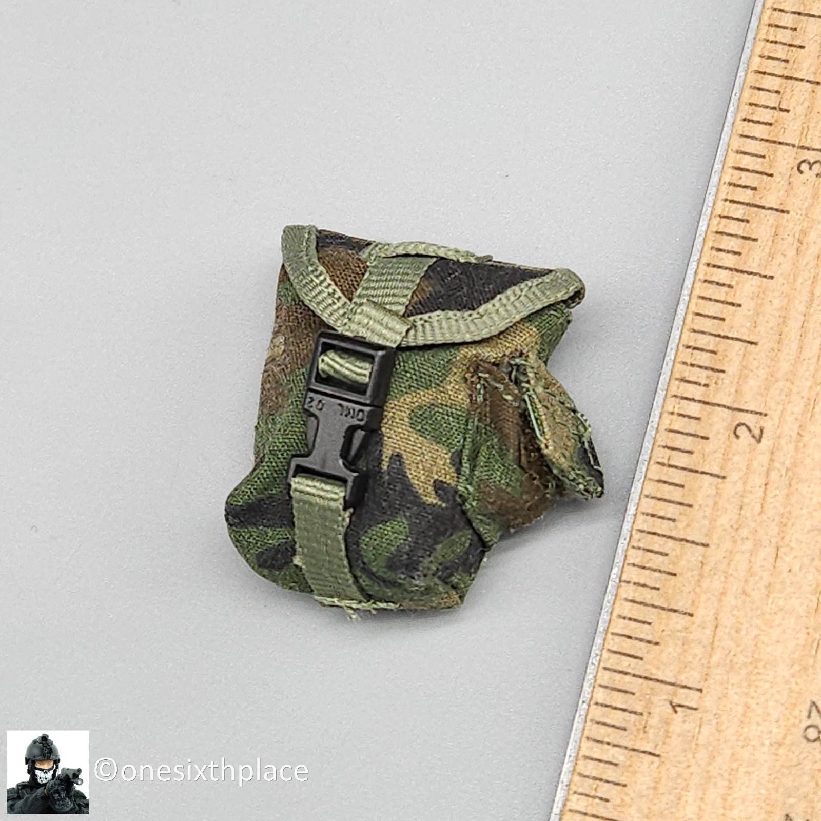 1:6 scale Dragon Modern Woodland Camo Utility Ammo Pouch for 12" Figures