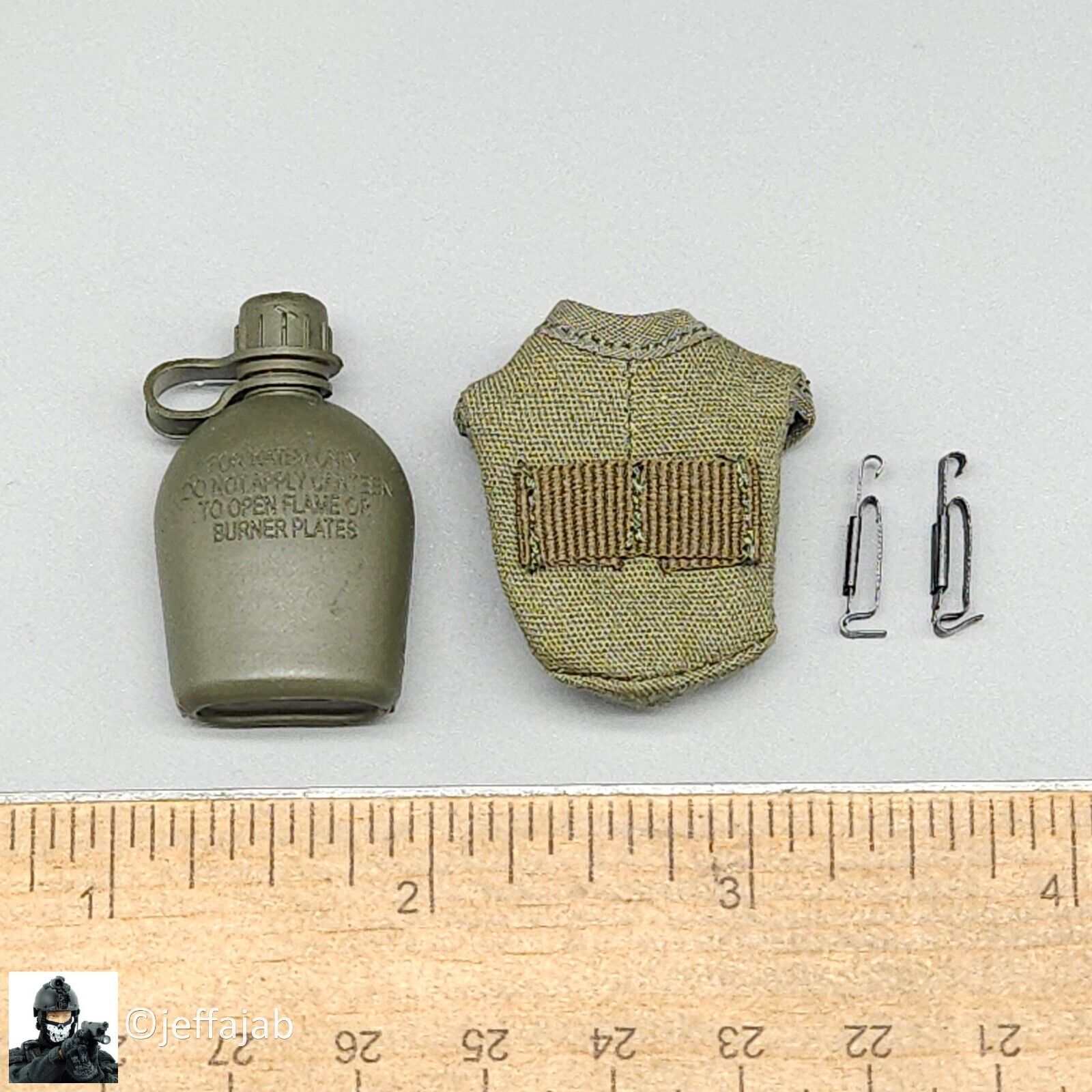 1:6 scale QO Toys Vietnam 101st Airborne Hamburger Hill M67 Canteen Pouch