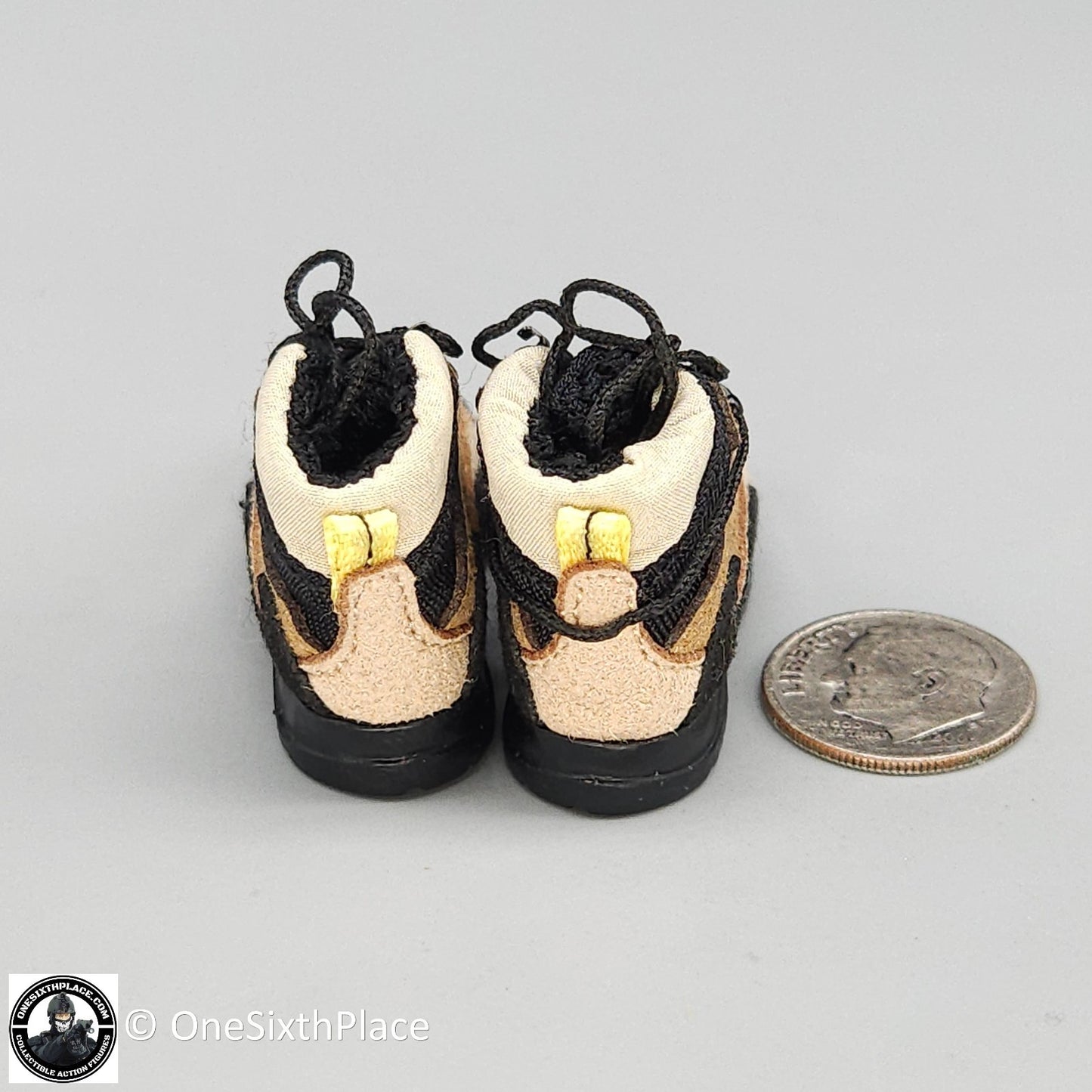 1:6 scale Flagset Female Asolo Hiking Boots (Foot Type) for 12" Figures