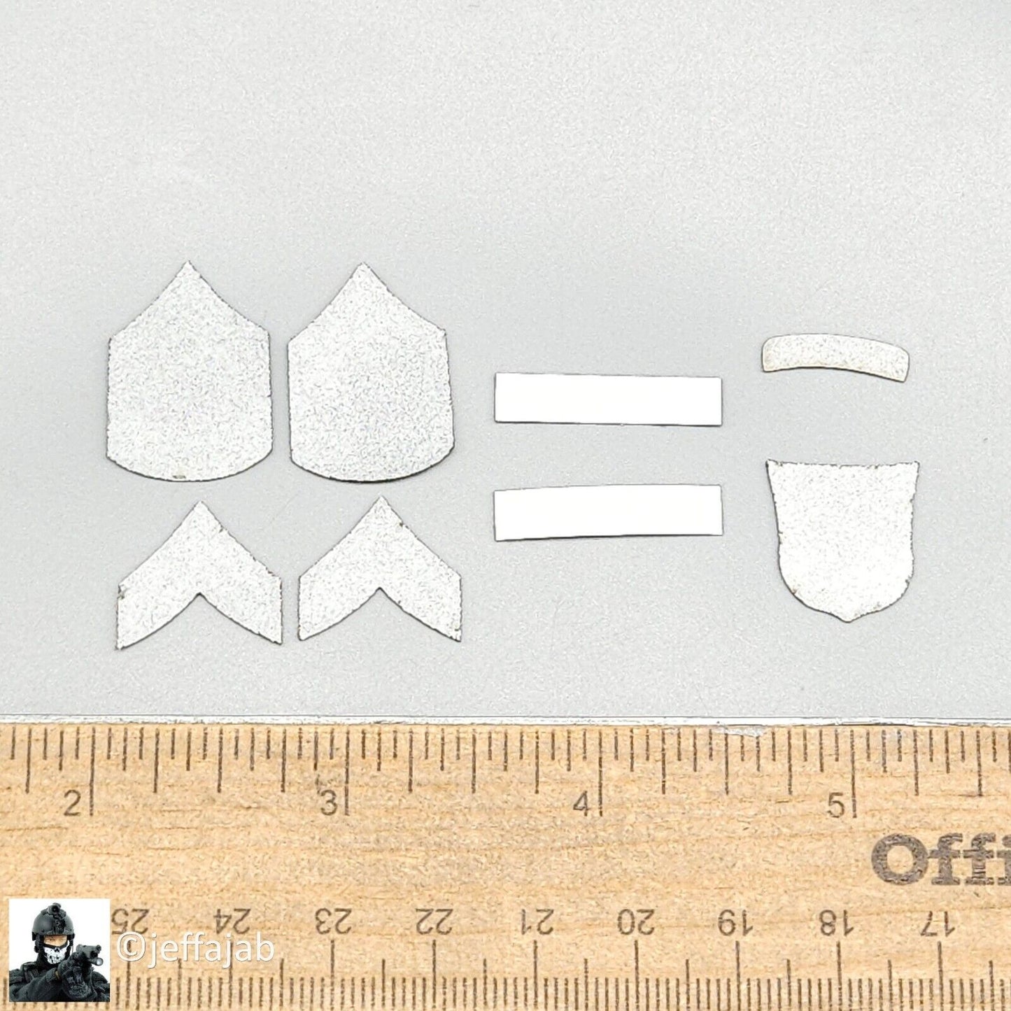 1:6 scale QO Toys Vietnam 101st Airborne Hamburger Hill Patches Set