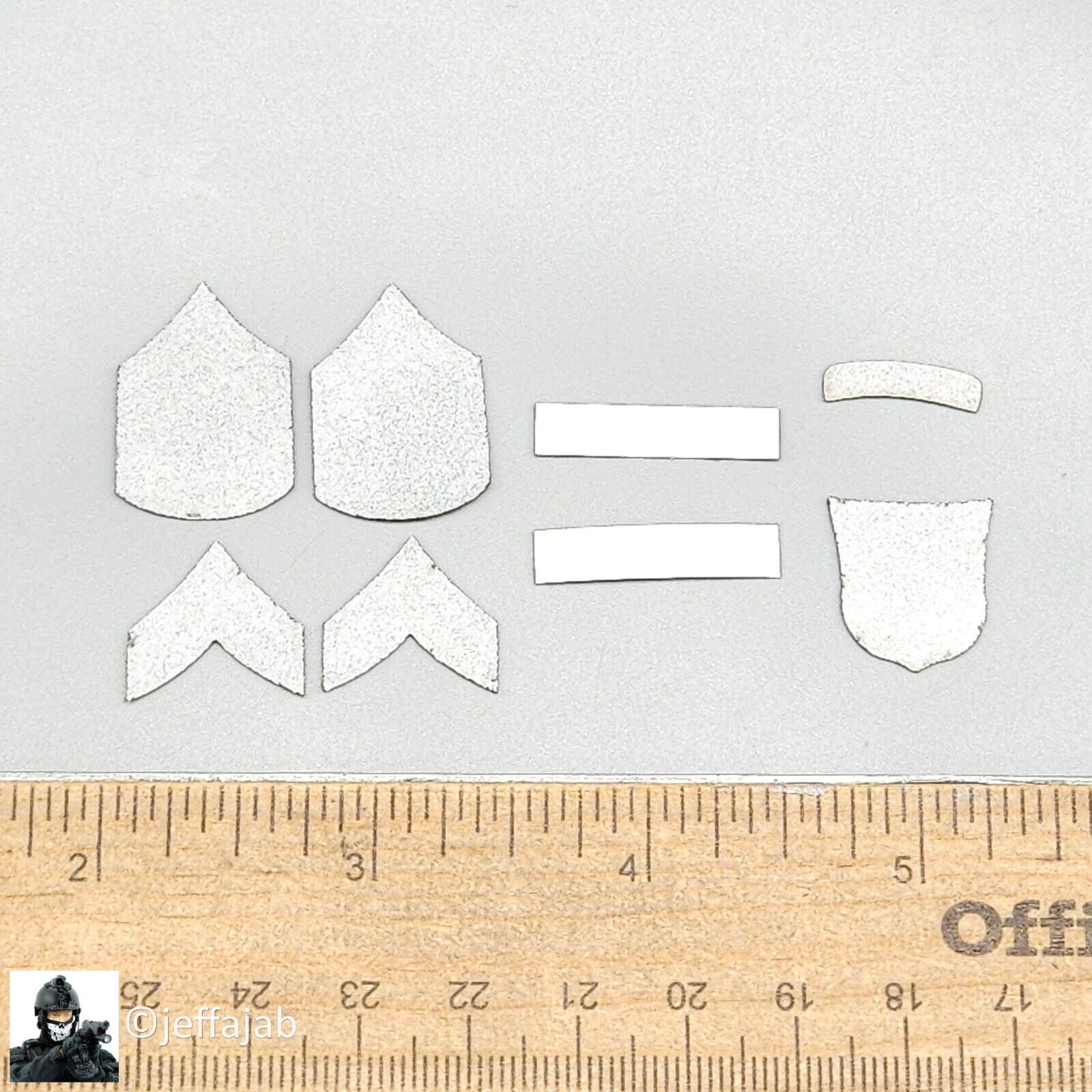 1:6 scale QO Toys Vietnam 101st Airborne Hamburger Hill Patches Set