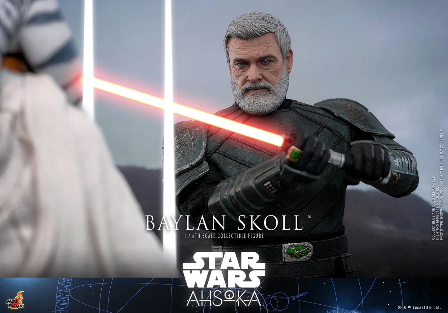 1:6 scale Hot Toys Star Wars Ahsoka Baylan Skoll 12" Action Figure TMS125