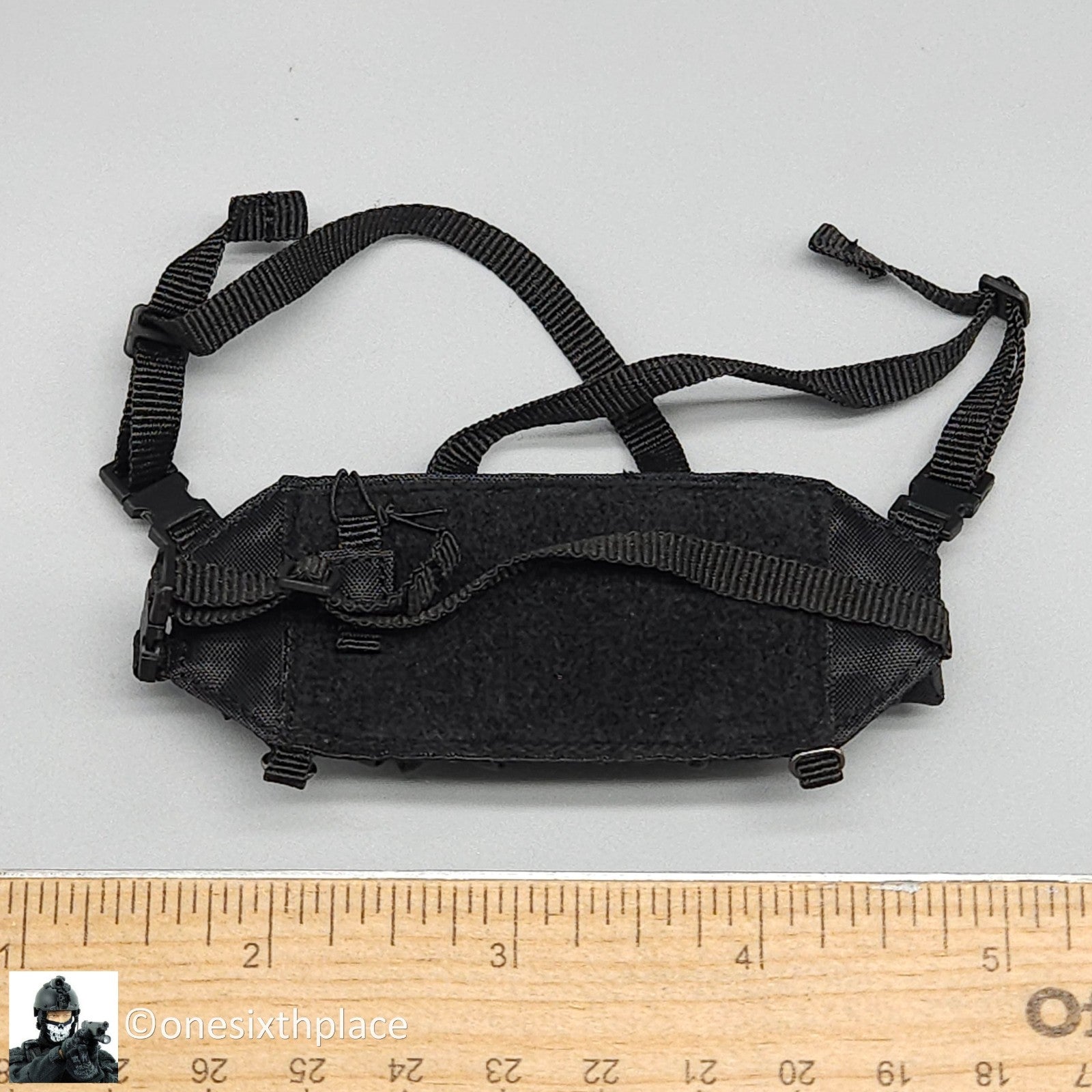 1:6 scale Easy & Simple Coalition Forces Black AK Chest Rig 12" Figures 26065RA