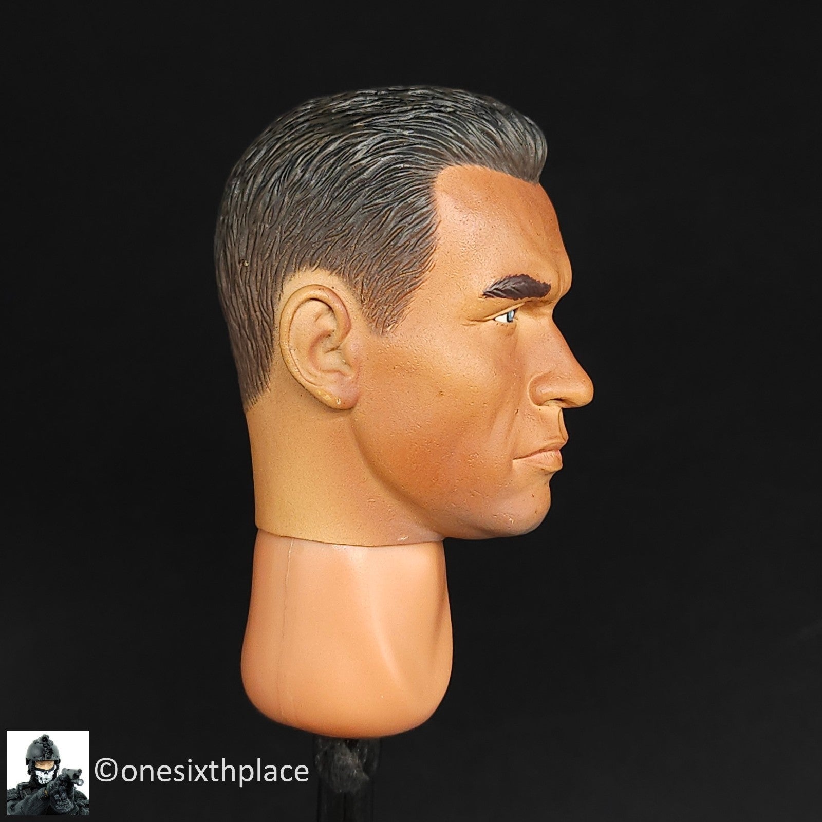 1:6 BBI Elite Force Bodybuilder Arnold Male Head Sculpt USED READ for 12" Figure
