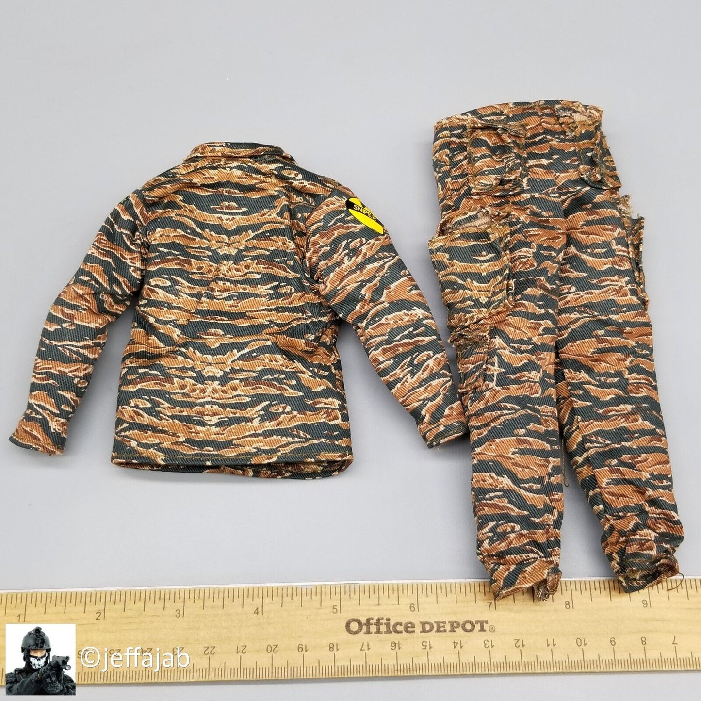 1:6 Ultimate Soldier Vietnam 9th Infantry Sniper Camo Uniform 12" Figures