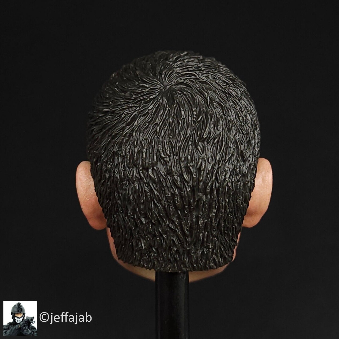 1:6 Soldier Story Navy HK Police CTRU Medic Male Head Sculpt 12" Figures