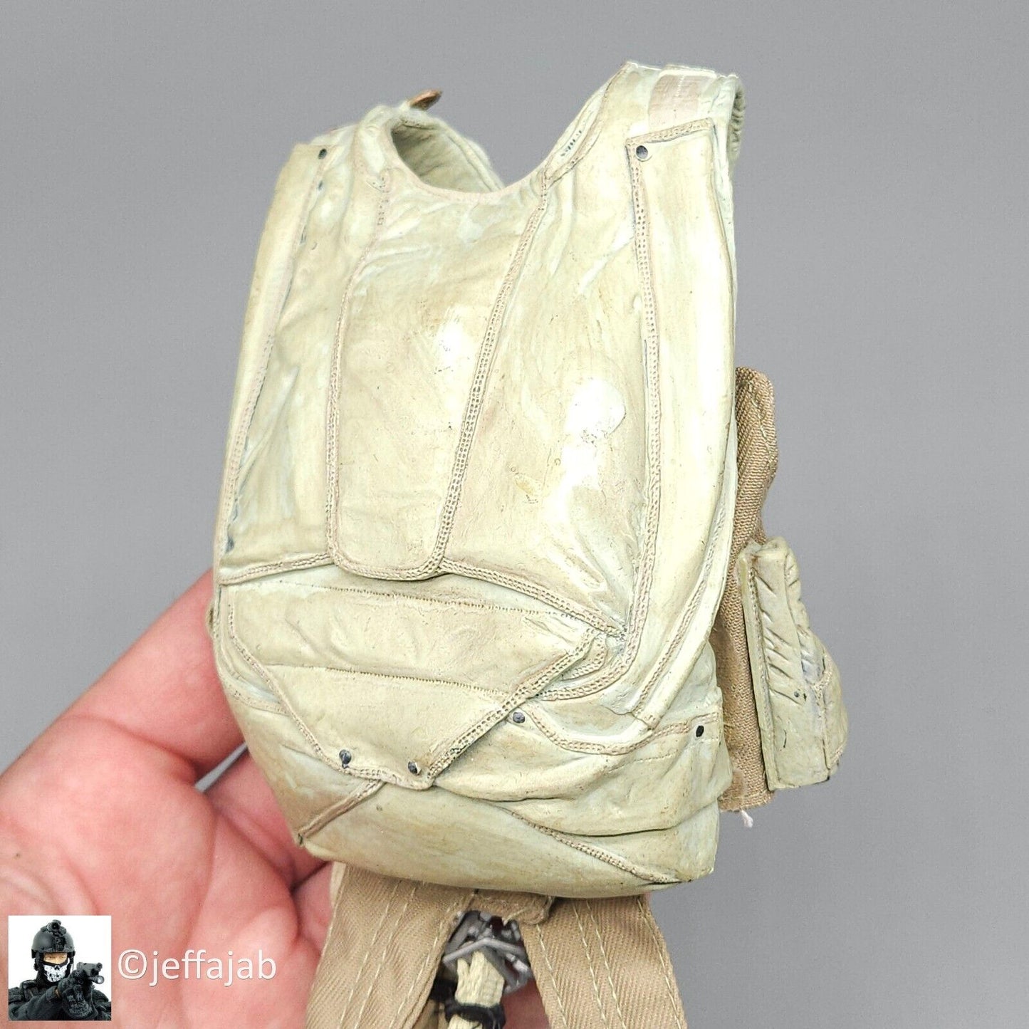 1:6 Ultimate Soldier Navy SEAL HALO Molded Parachute Pack for 12" Figures