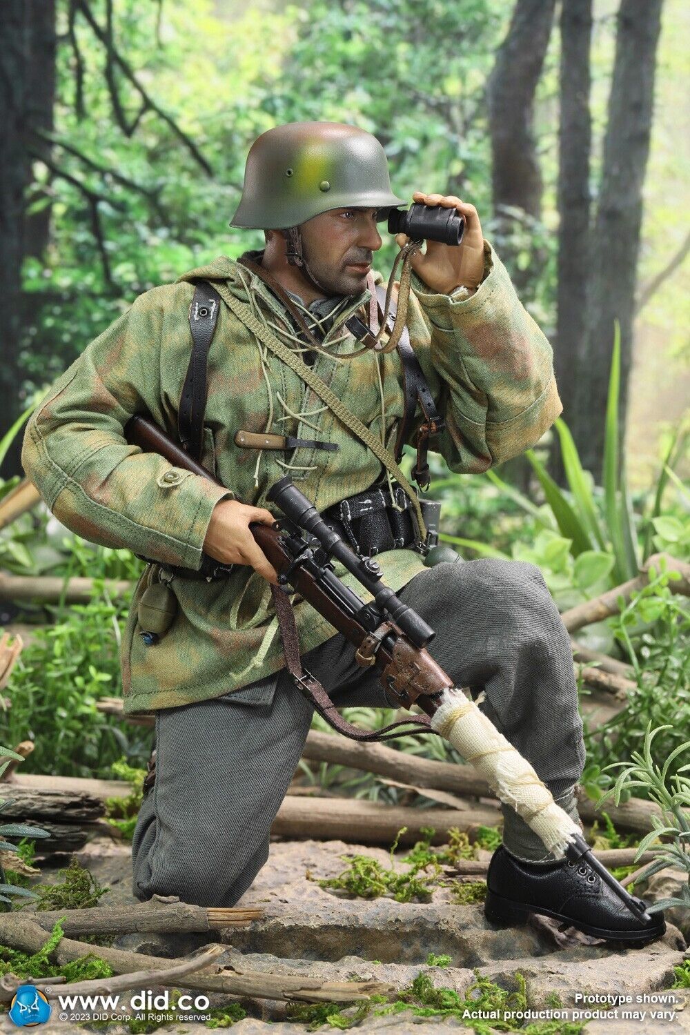 1:6 Scale DiD WWII German Wehrmacht Heer Sniper Wolfgang 12" Figure D80163