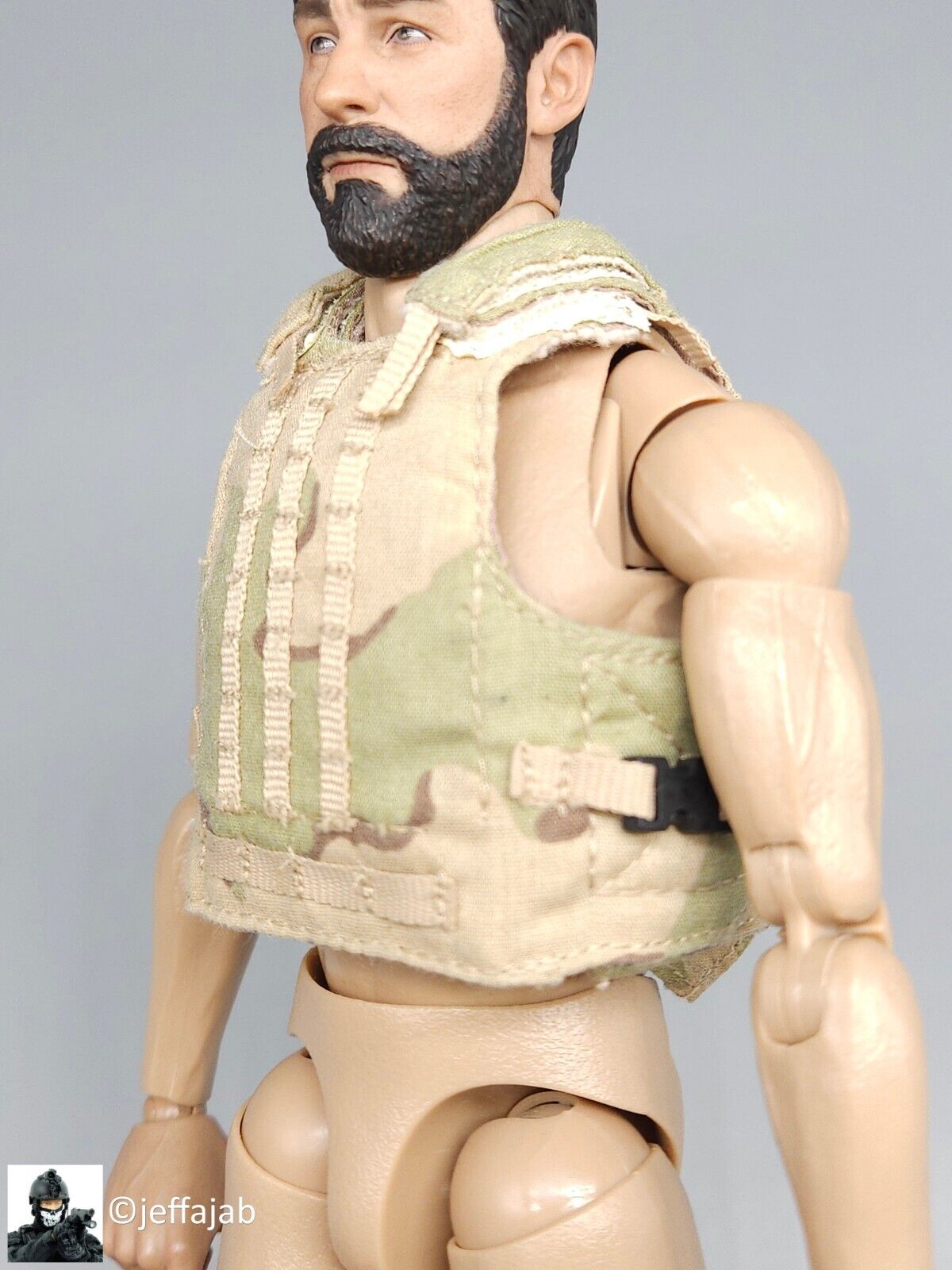 1:6 scale BBI Desert Camo SPEAR Body Armor Vest for 12" Figures SEAL ARMY USMC