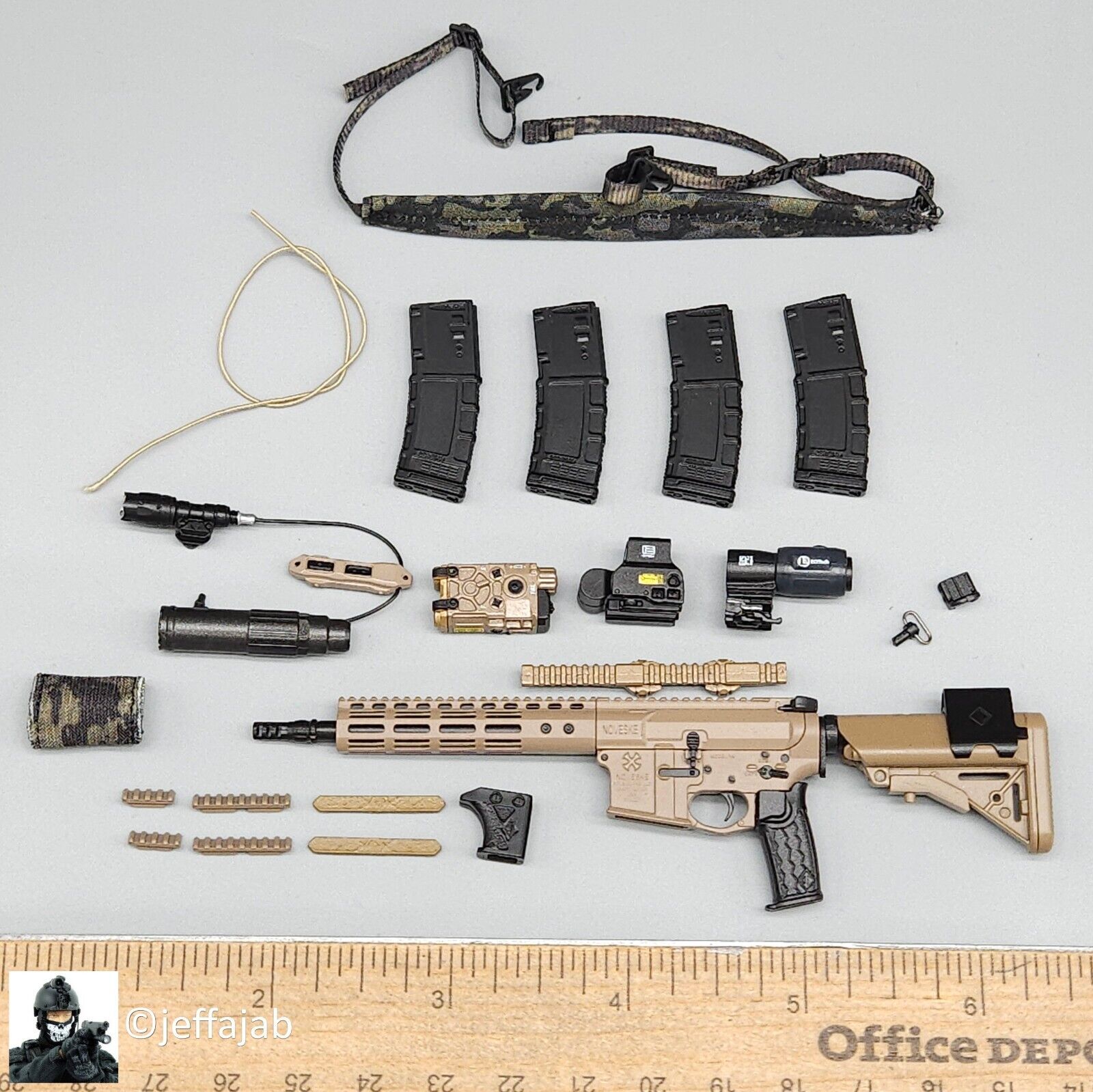 1:6 scale Easy & Simple Veteran Tactical Instructor Chapter II N4 .300 Rifle Set