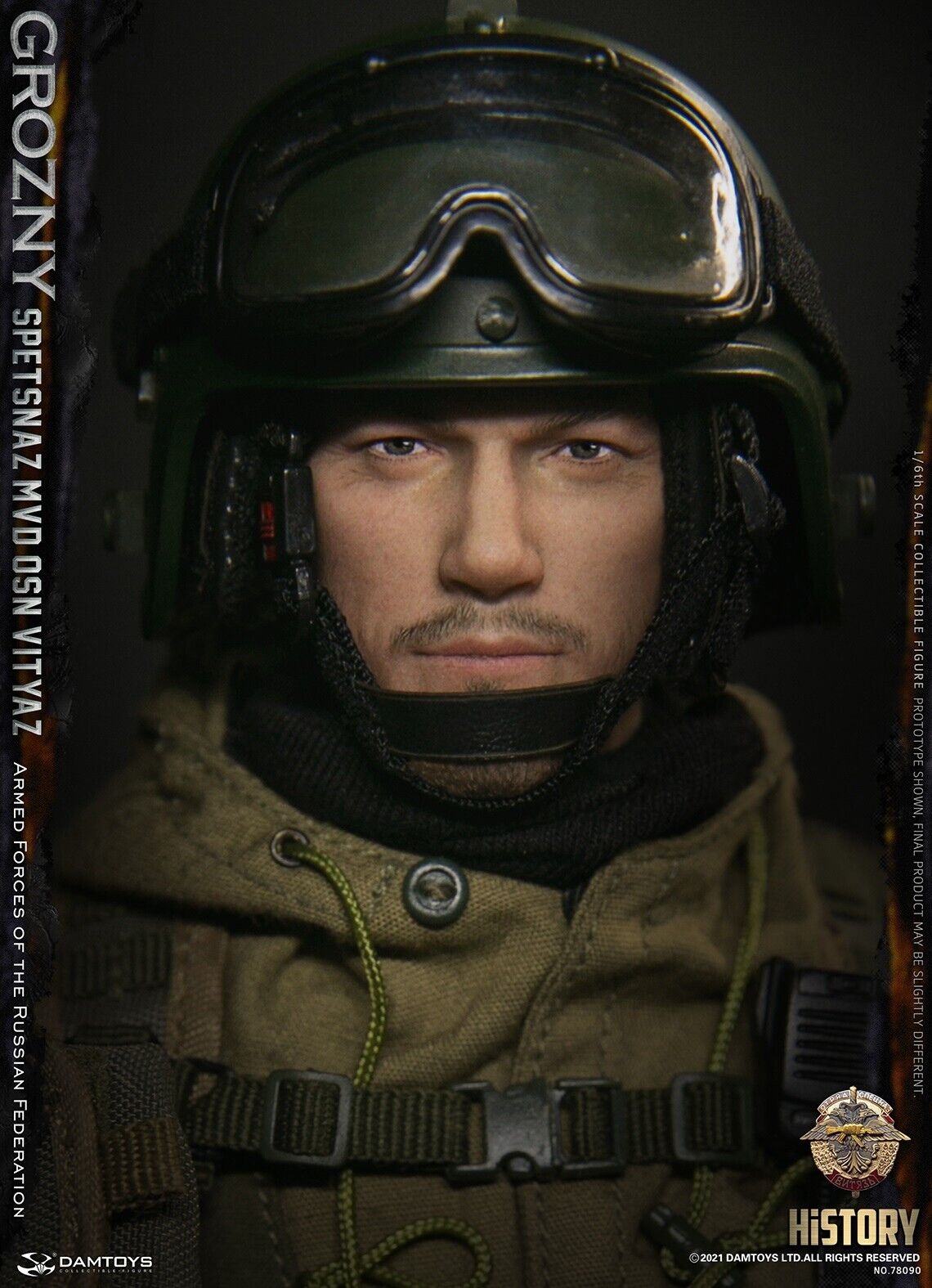 1:6 scale DamToys Spetsnaz MVD OSN Vityaz GROZNY 12" Action Figure 78090