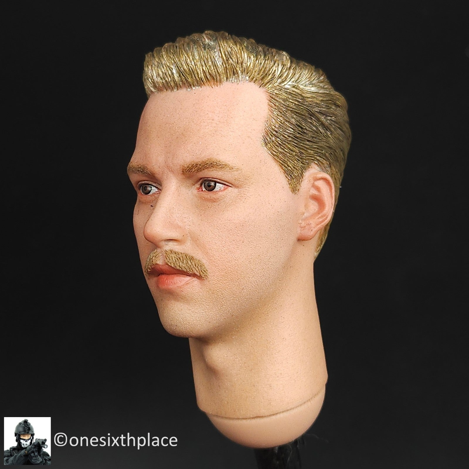 1:6 DID US Navy F-14 Pilot Tom & Nick "Goose" Head Sculpt for 12" Figures