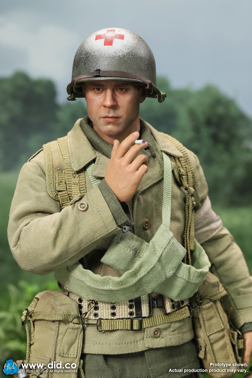 1:6 Scale DiD WWII US 2nd Ranger Battalion Medic Wade 12" Figure A80189