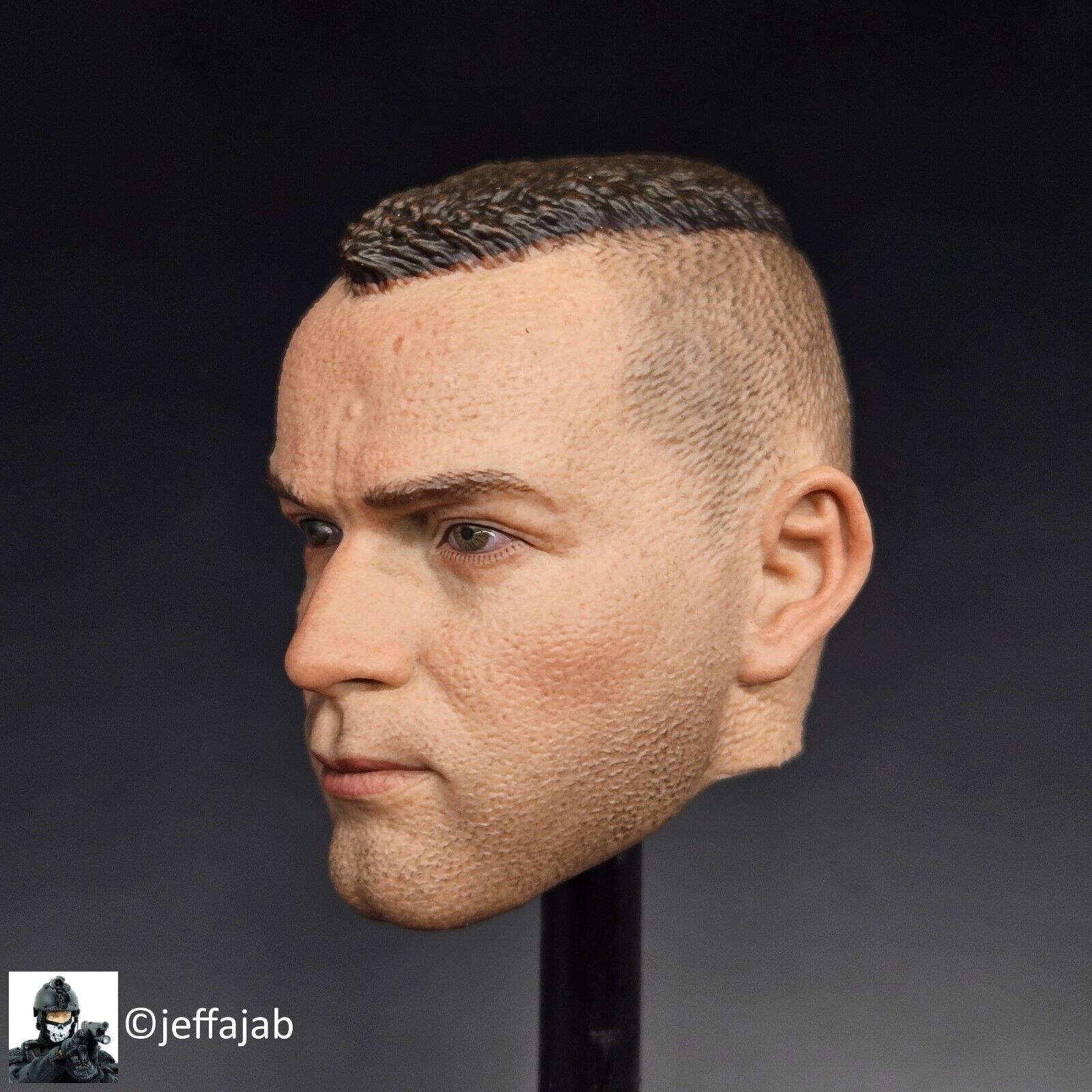 1:6 Easy & Simple 75th Ranger Regiment Male Head Sculpt 12" Action Figure 26046R