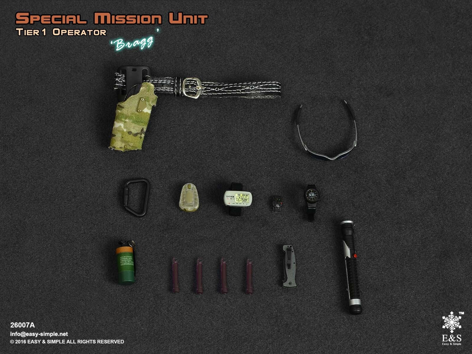 1:6 scale Easy & Simple CQC Pocket Knife for 12" Figures