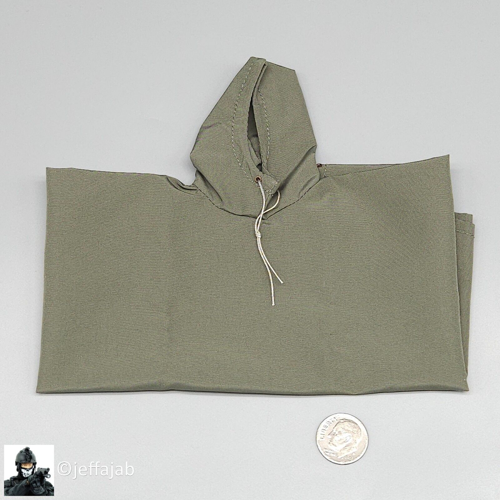 1:6 scale QO Toys Vietnam 101st Airborne Hamburger Hill Rain Poncho