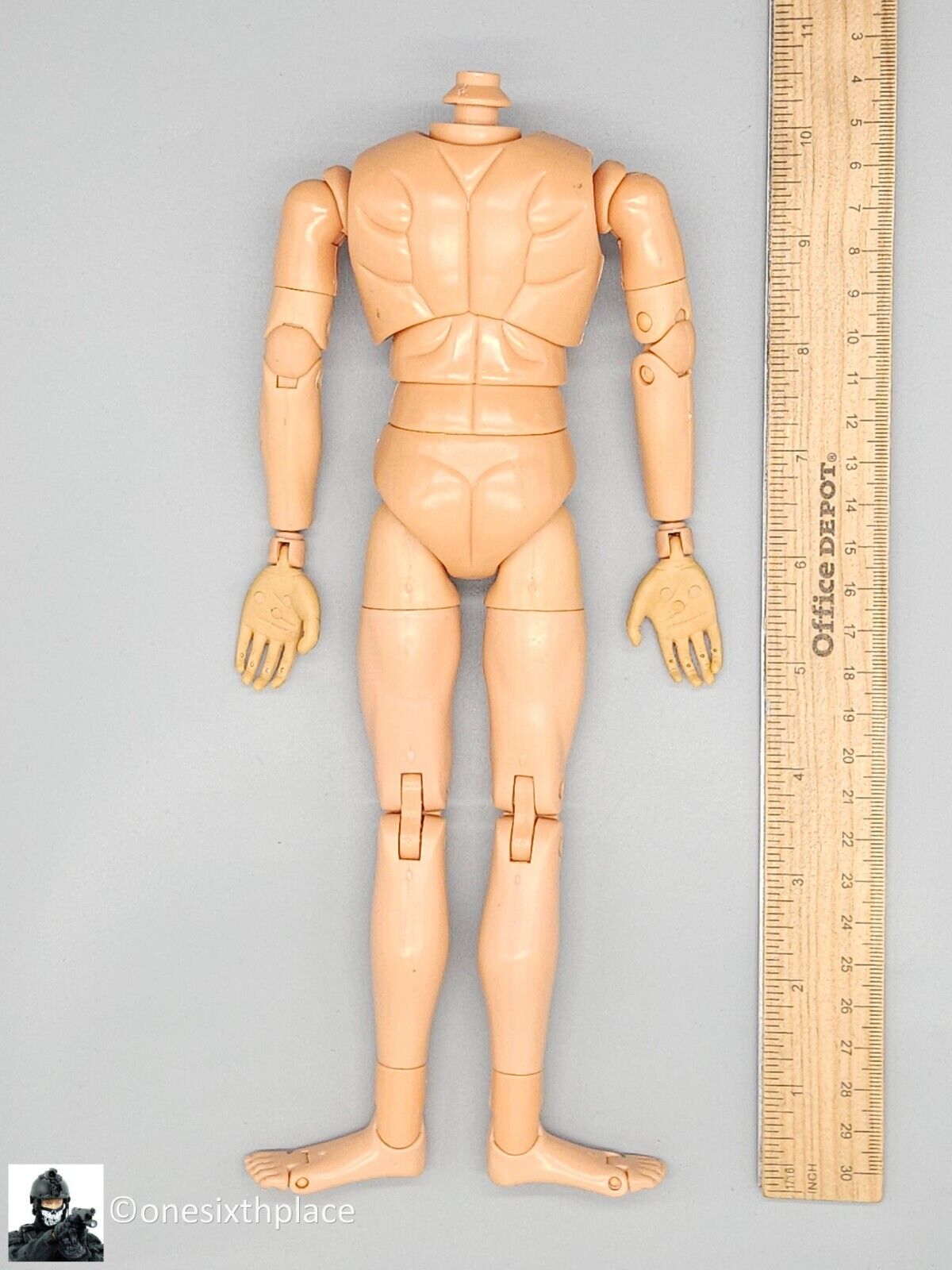1:6 DiD Gen 1 Male Nude Body with Bendy Hands for 12" Figures