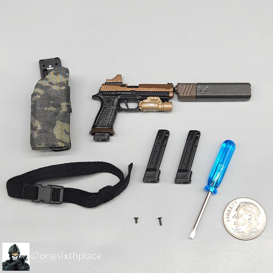 1:6 Easy & Simple HRT Minuteman ShotShow 2025 Pistol w/ Holster for 12" Figures