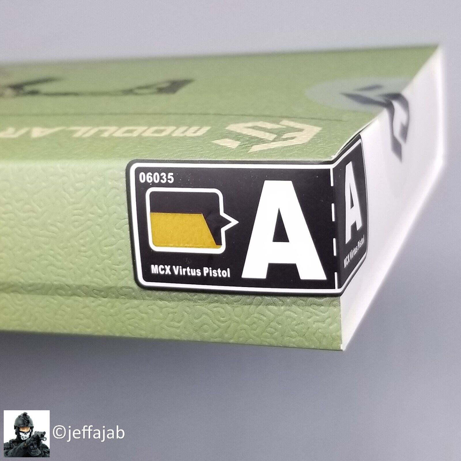 1:6 scale Easy & Simple Modular Carbine Weapon Set A - MCX Virtus Pistol 06035A