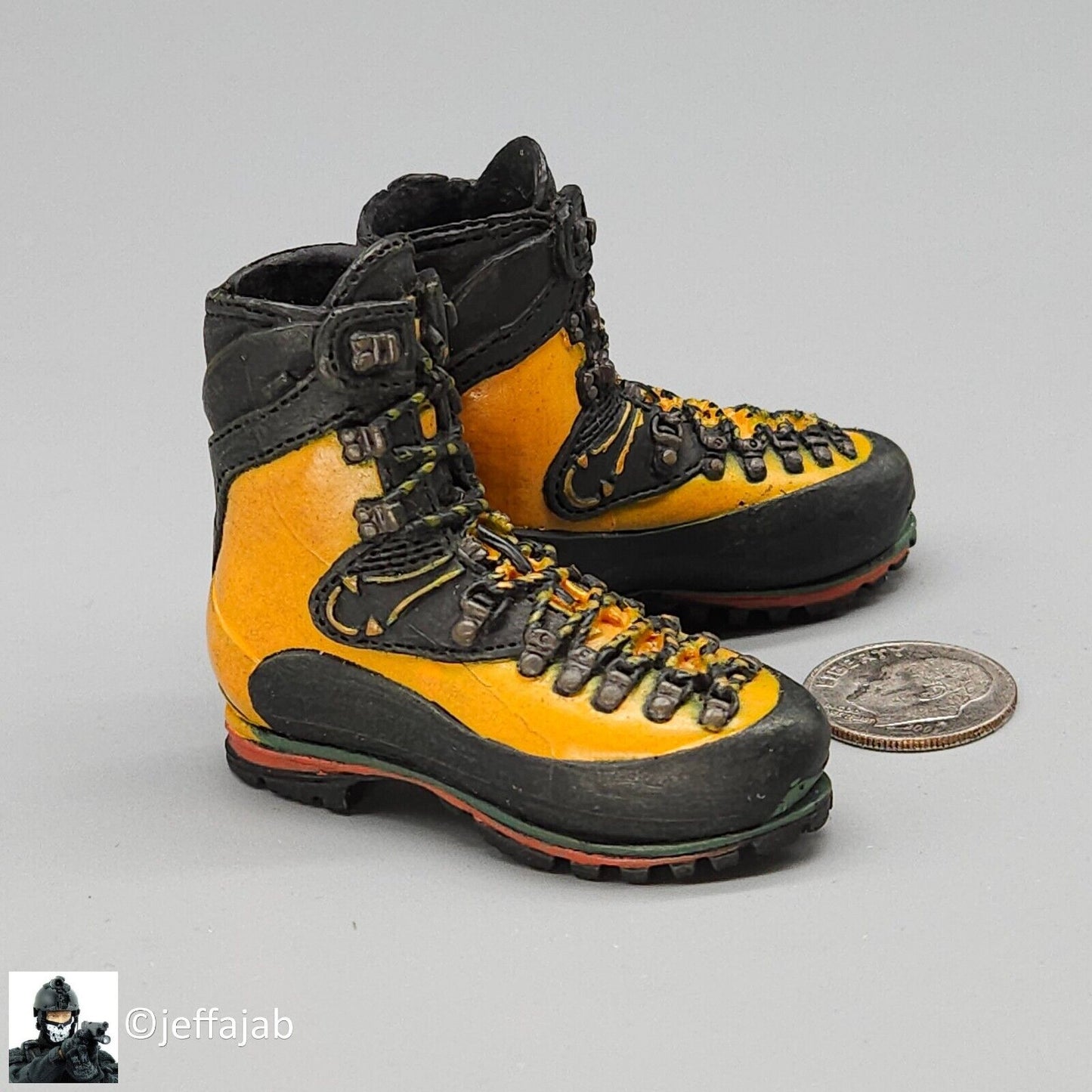 1:6 Hot Toys Special Forces Mountain Ops Sniper Cold Weather Boots  12" Figure