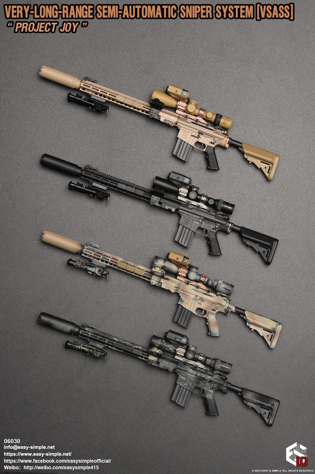 1:6 Easy & Simple Very Long Range Semi Automatic Sniper System VSASS FDE 06030A
