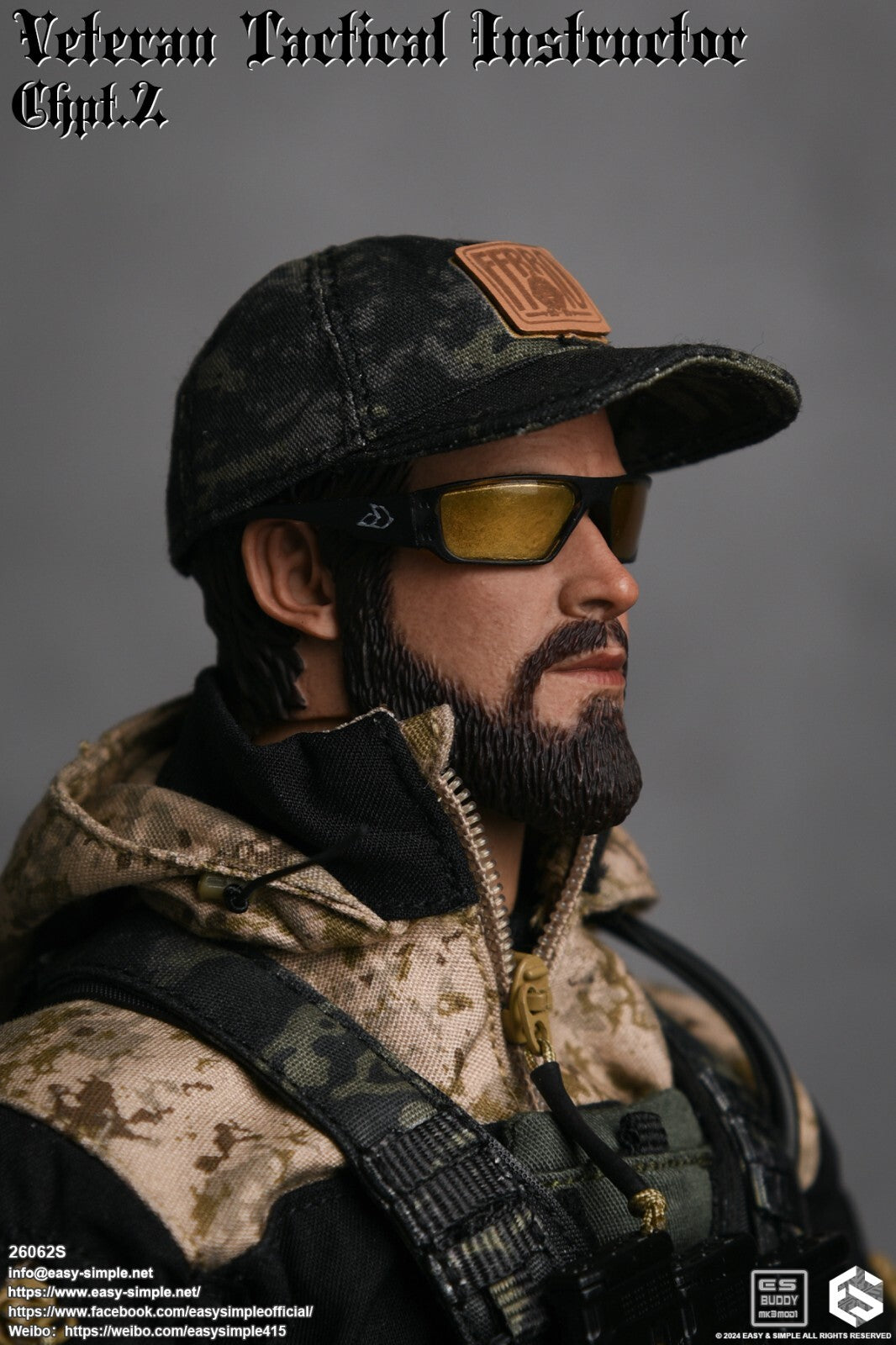 1:6 Easy & Simple Veteran Tactical Instructor Chapter II Special P230X5 Pistol