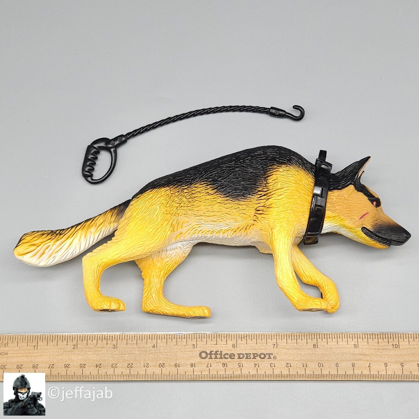 1:6 Hasbro Action Man Mission K9 German Shepherd Dog for 12" Figure K-9