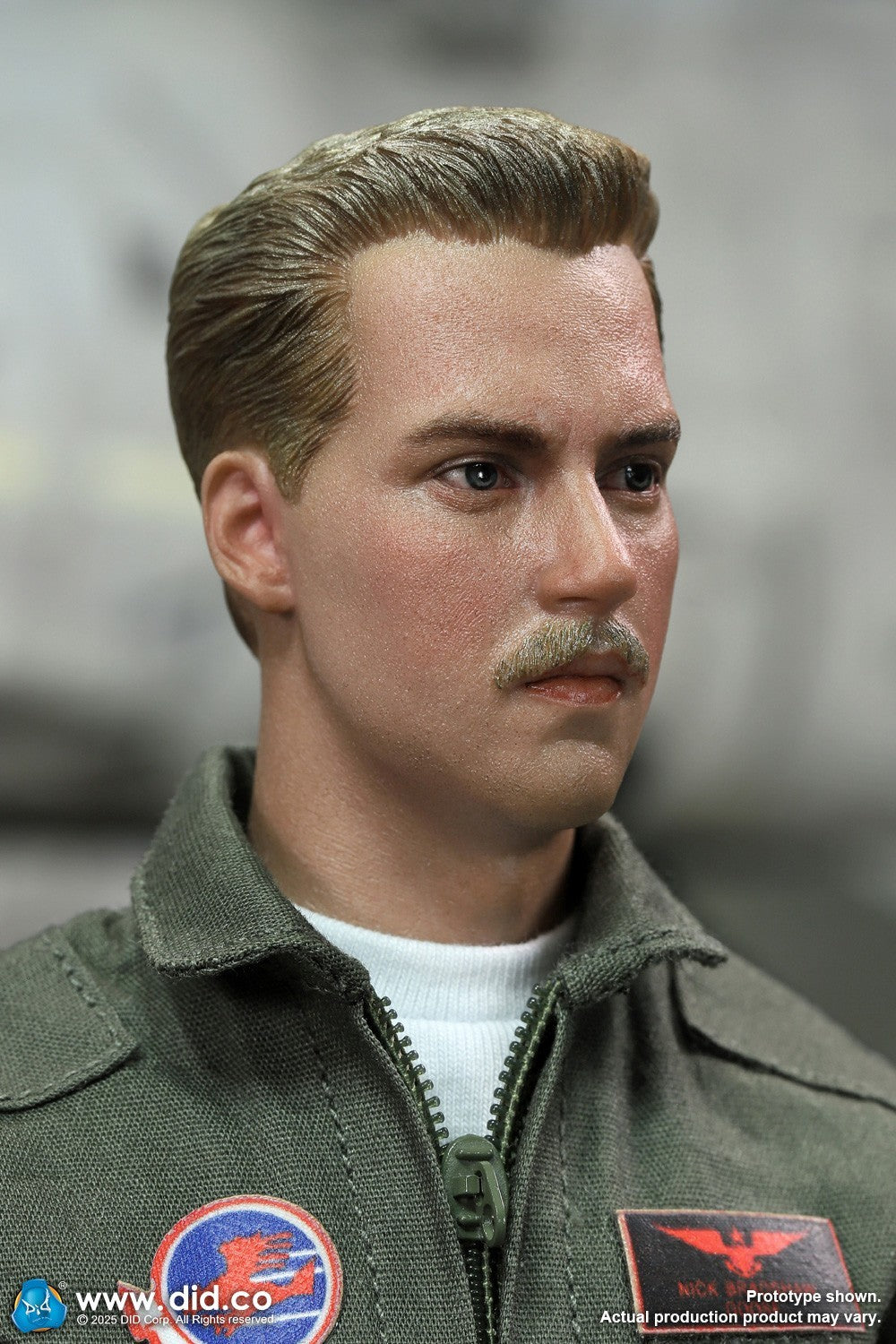 1:6 DID US Navy F-14 Pilot Tom & Nick "Goose" Head Sculpt for 12" Figures
