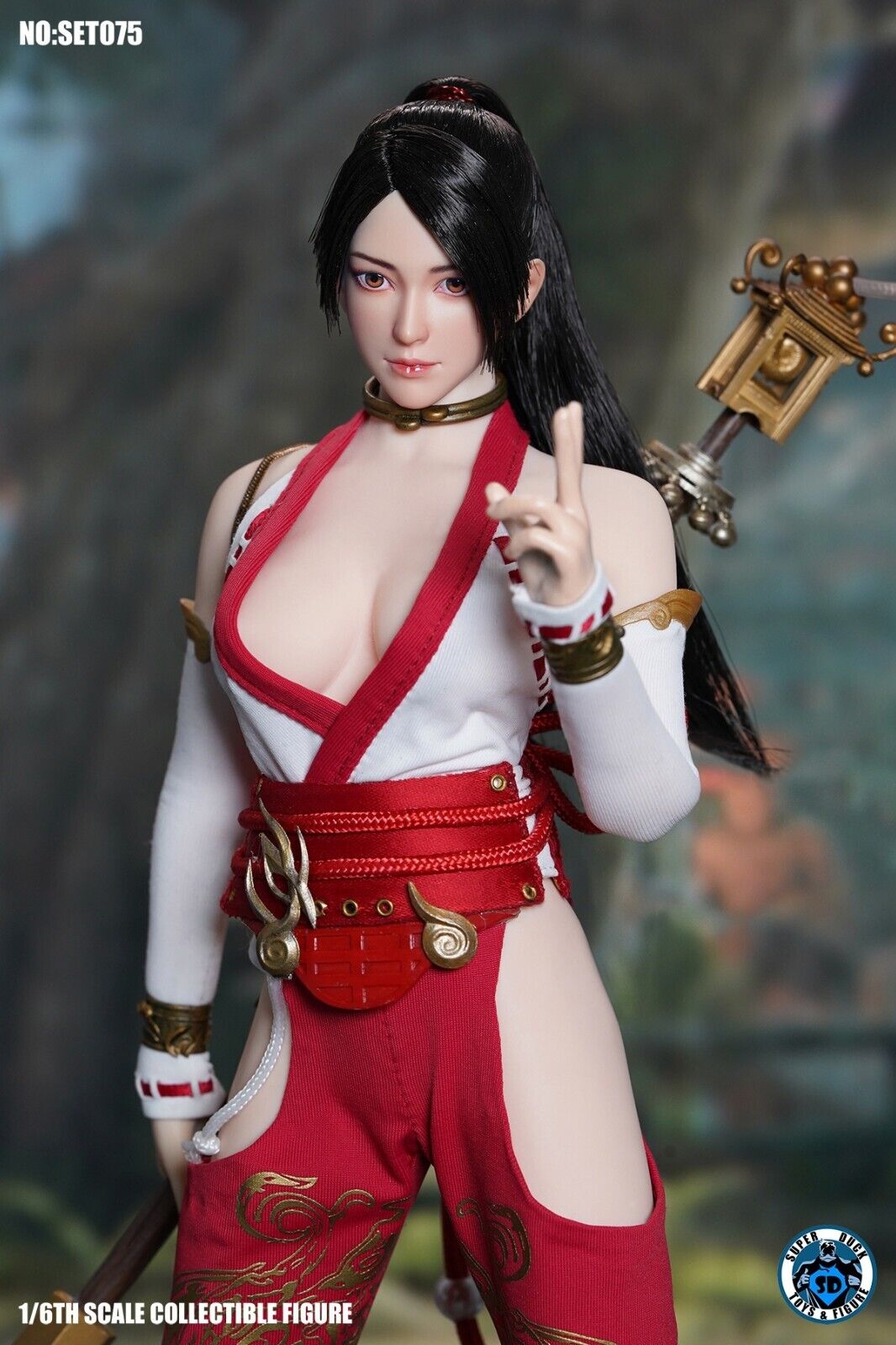 1:6 scale Super Duck Dragon Witch Momiji Female Head & Clothing Set SET075