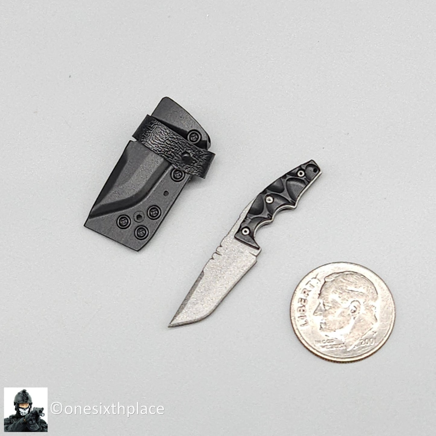 1:6 Easy & Simple PMC Tactical Knife & Sheath for 12" Figures